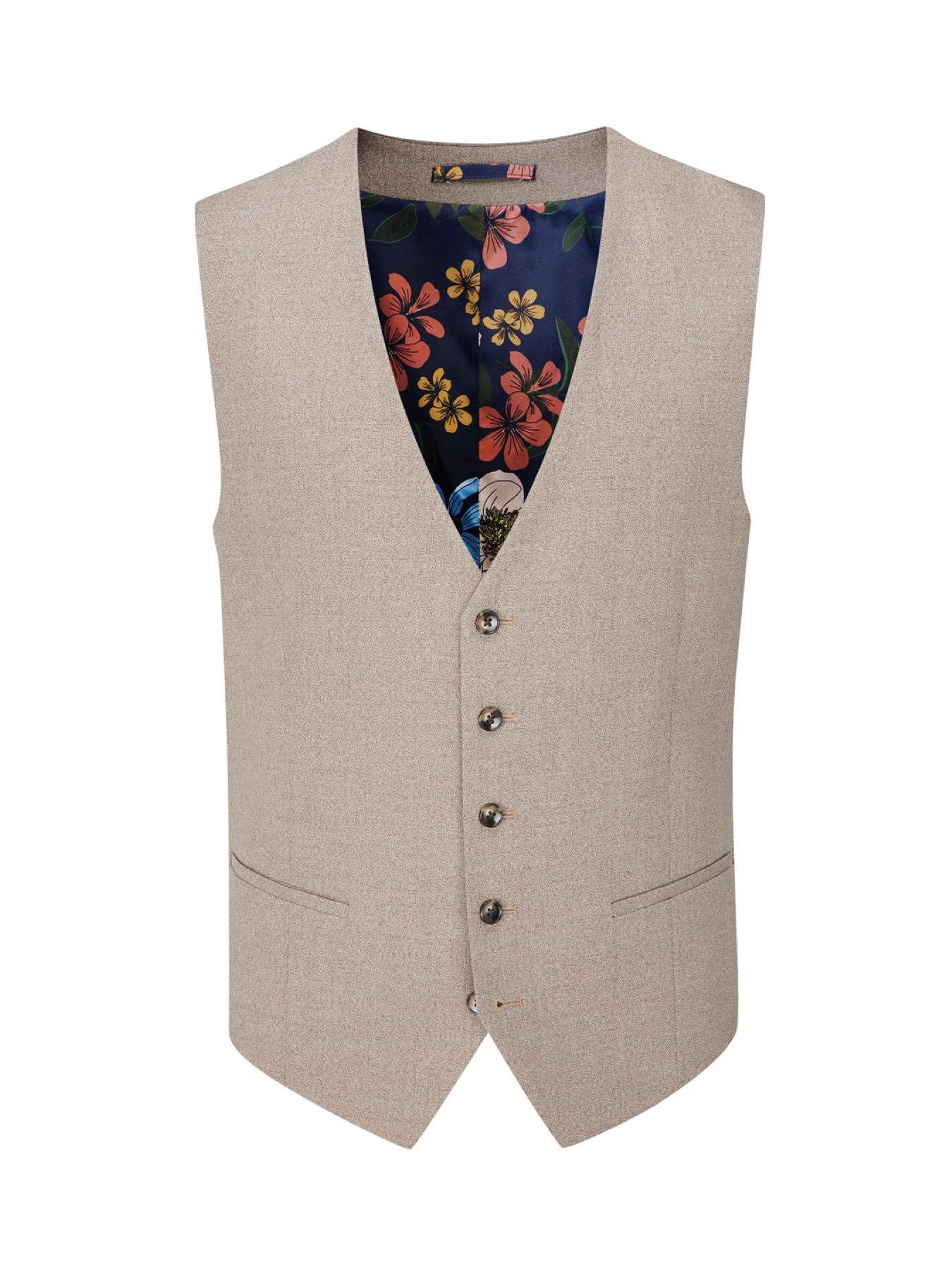 image of skopes-jodrell-standard-waistcoat-beige