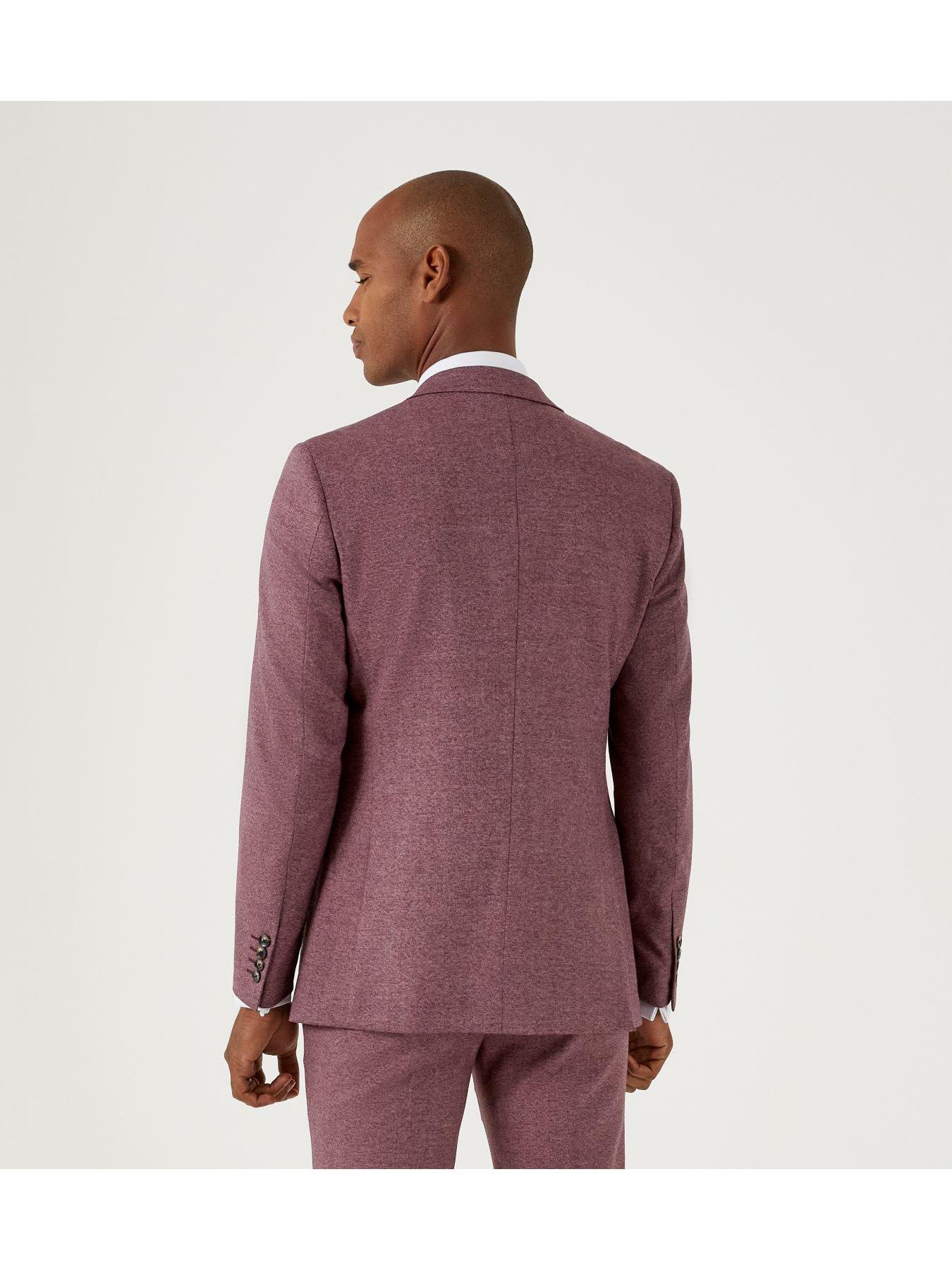  image of skopes-jodrell-slim-suit-jacket-dark-red