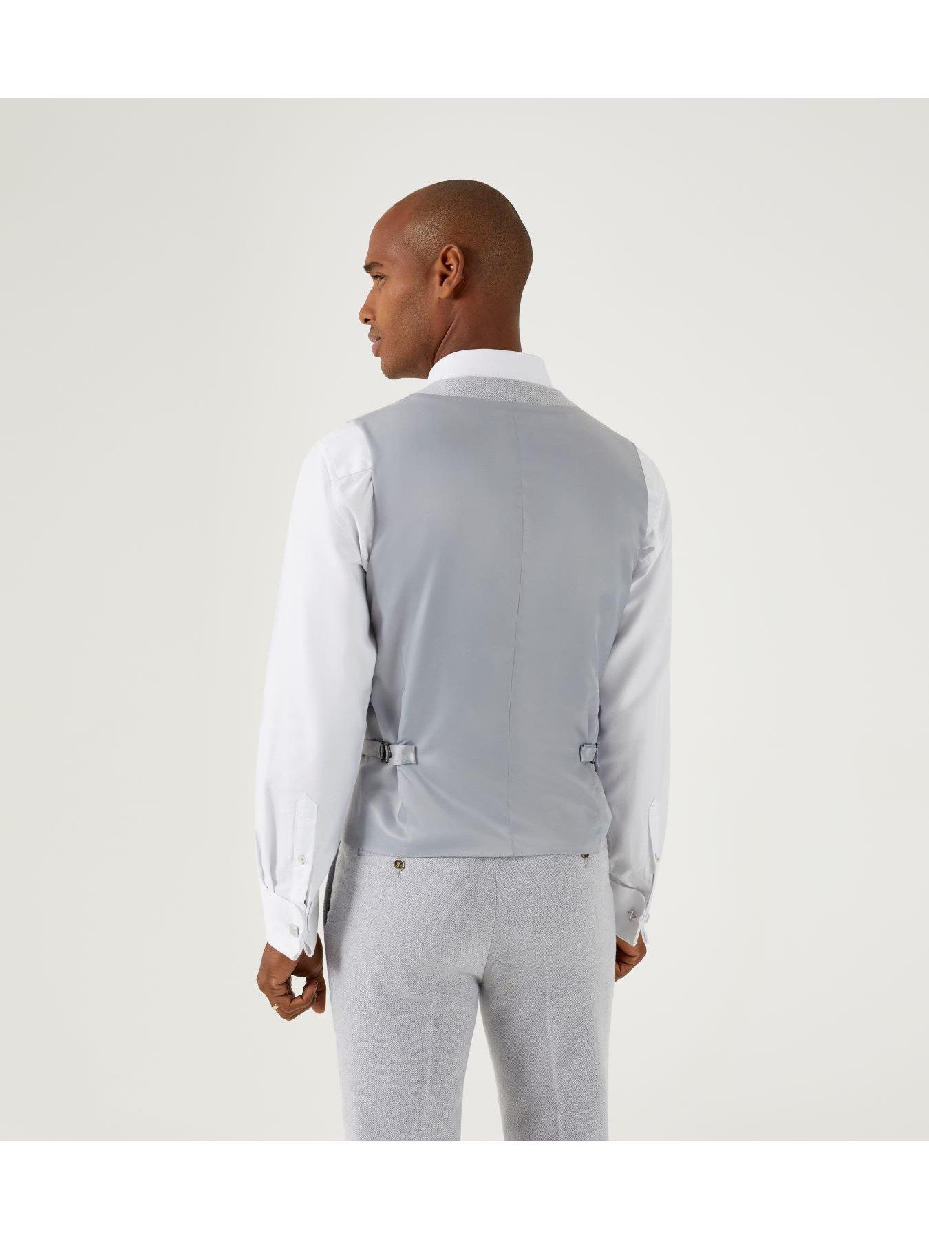 Image 2 of 5 of Skopes Jude Standard Waistcoat - Light Grey