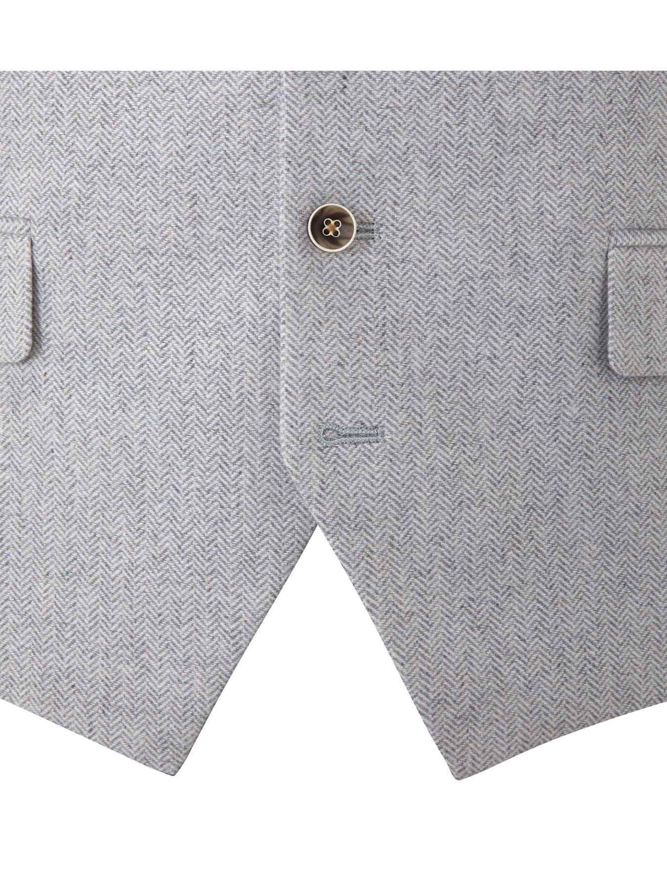 Image 4 of 5 of Skopes Jude Standard Waistcoat - Light Grey