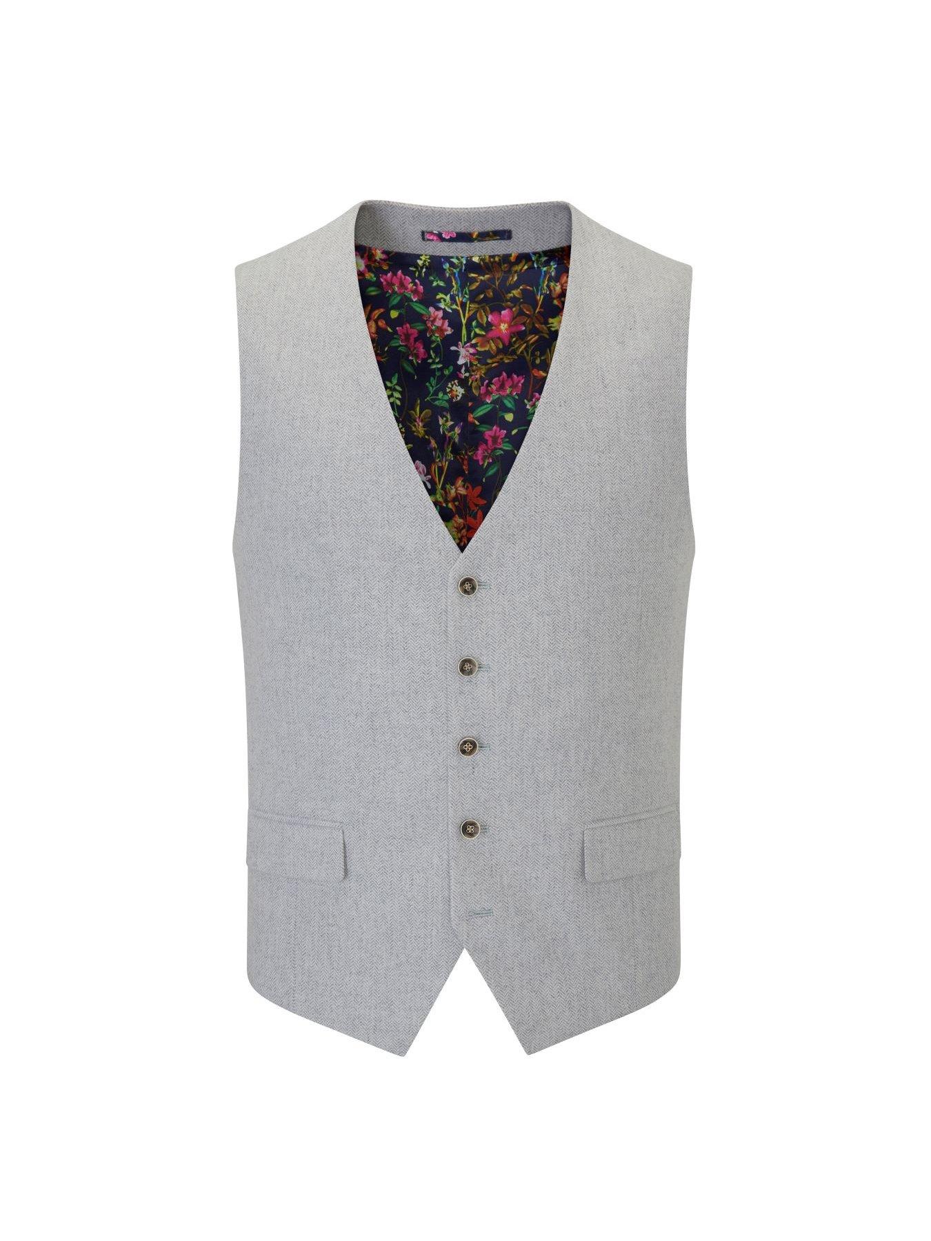 Image 5 of 5 of Skopes Jude Standard Waistcoat - Light Grey