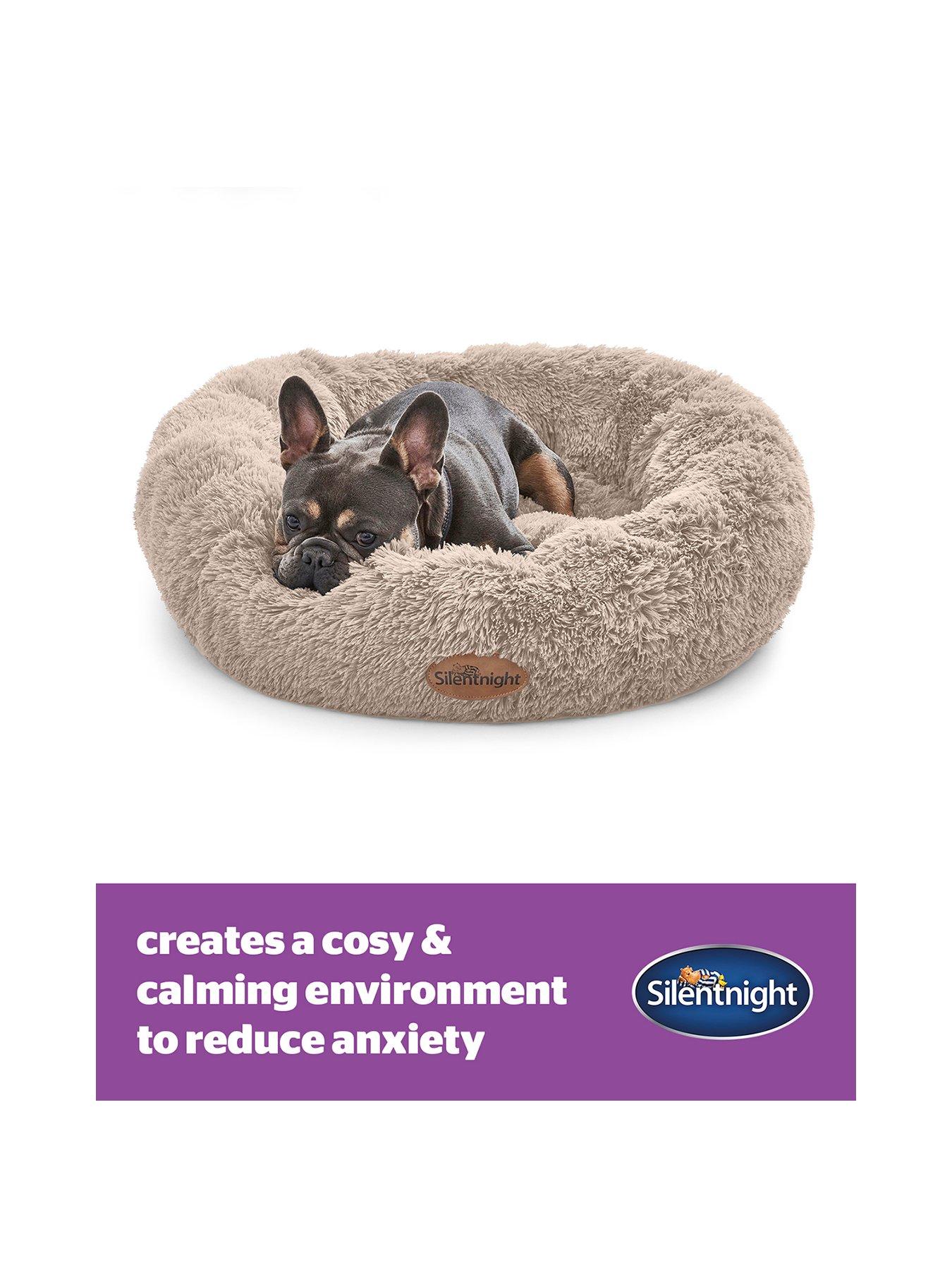 Silentnight Calming Donut Pet Bed Natural S/M