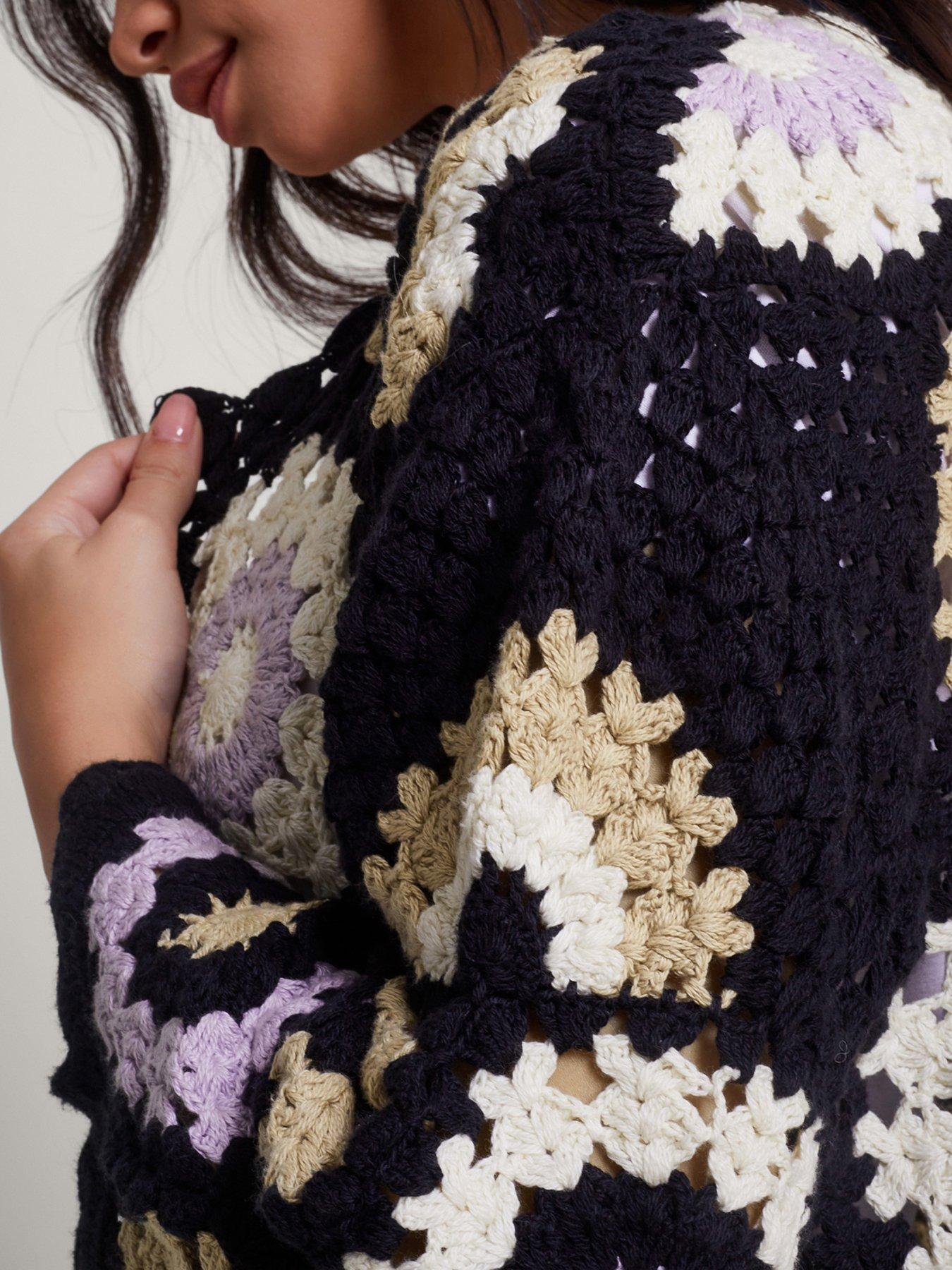 Monsoon Cree Crochet Cardi Littlewoods