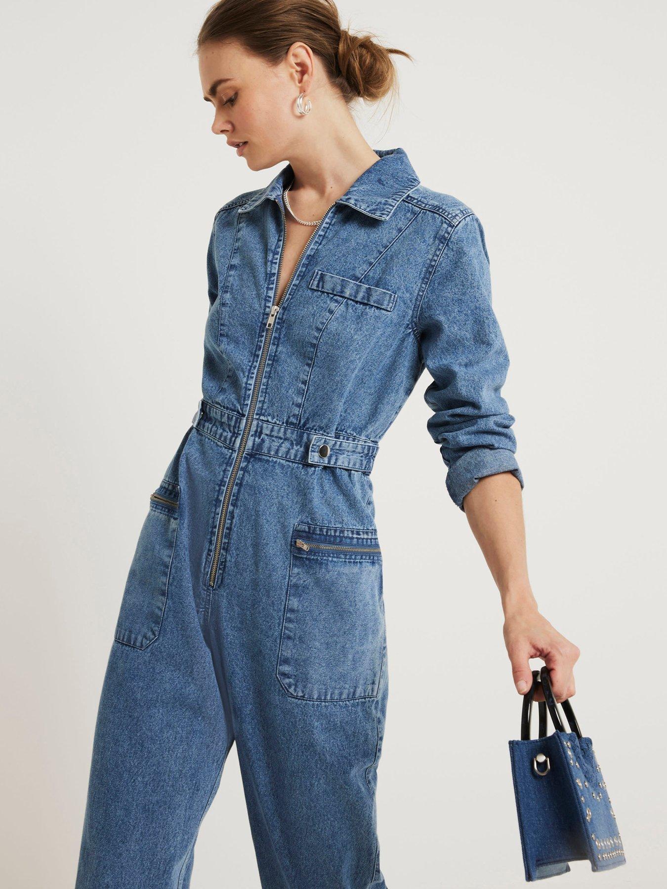 River island boiler suit top