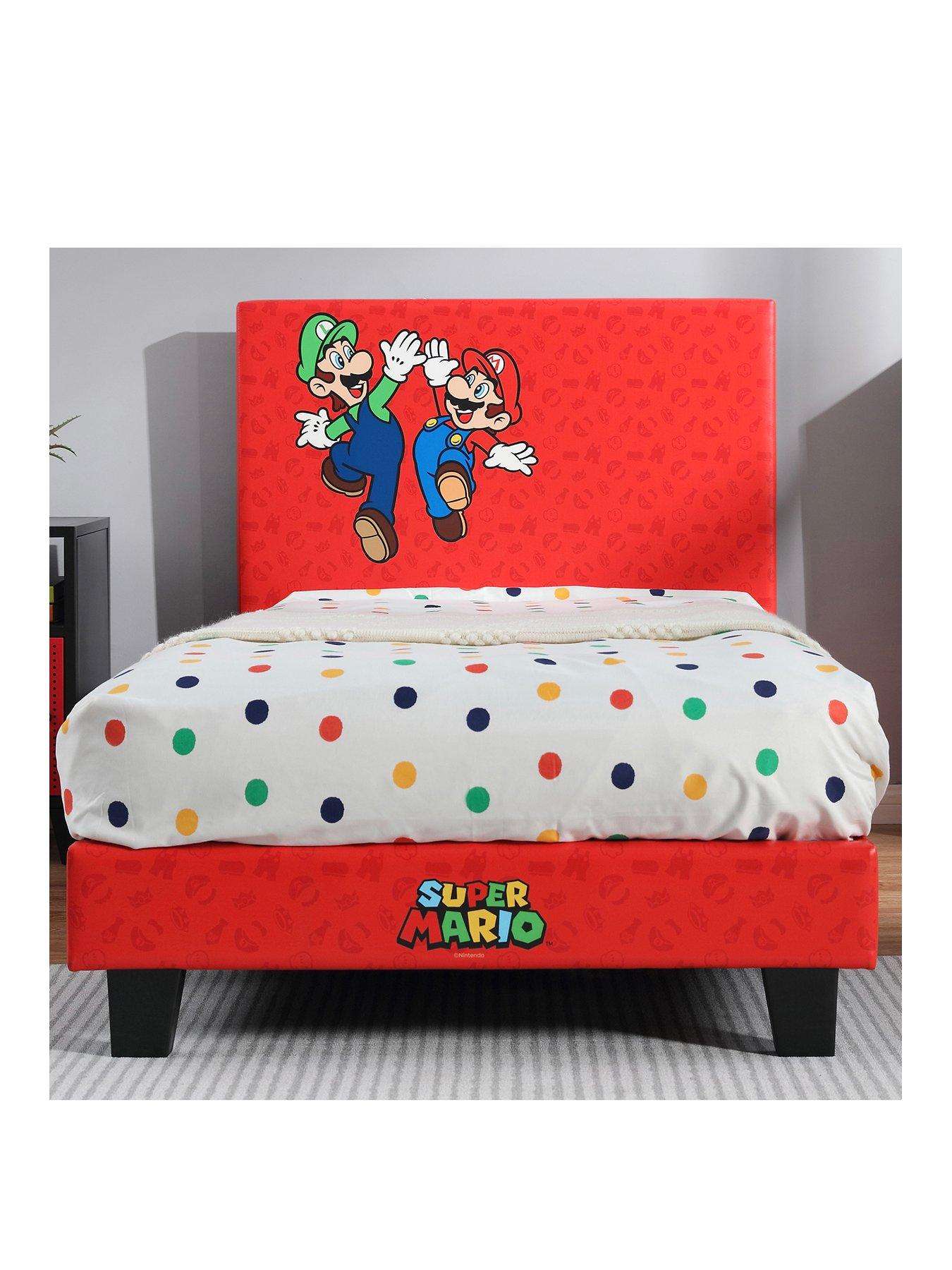  image of x-rocker-nintendo-super-mario-singlenbspbed-framenbsp--red