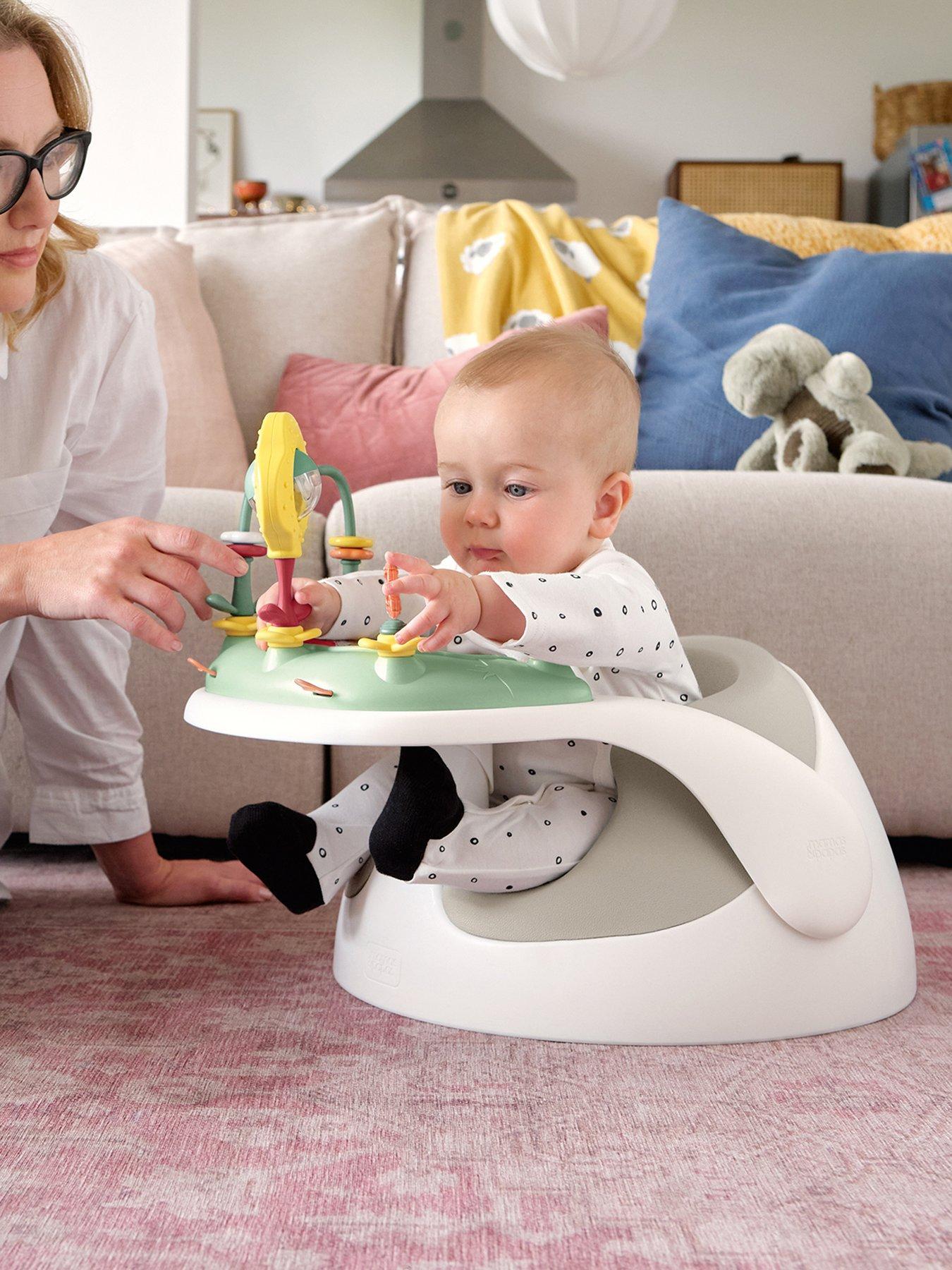 undefined Baby Snug and Activity Tray - Clay
