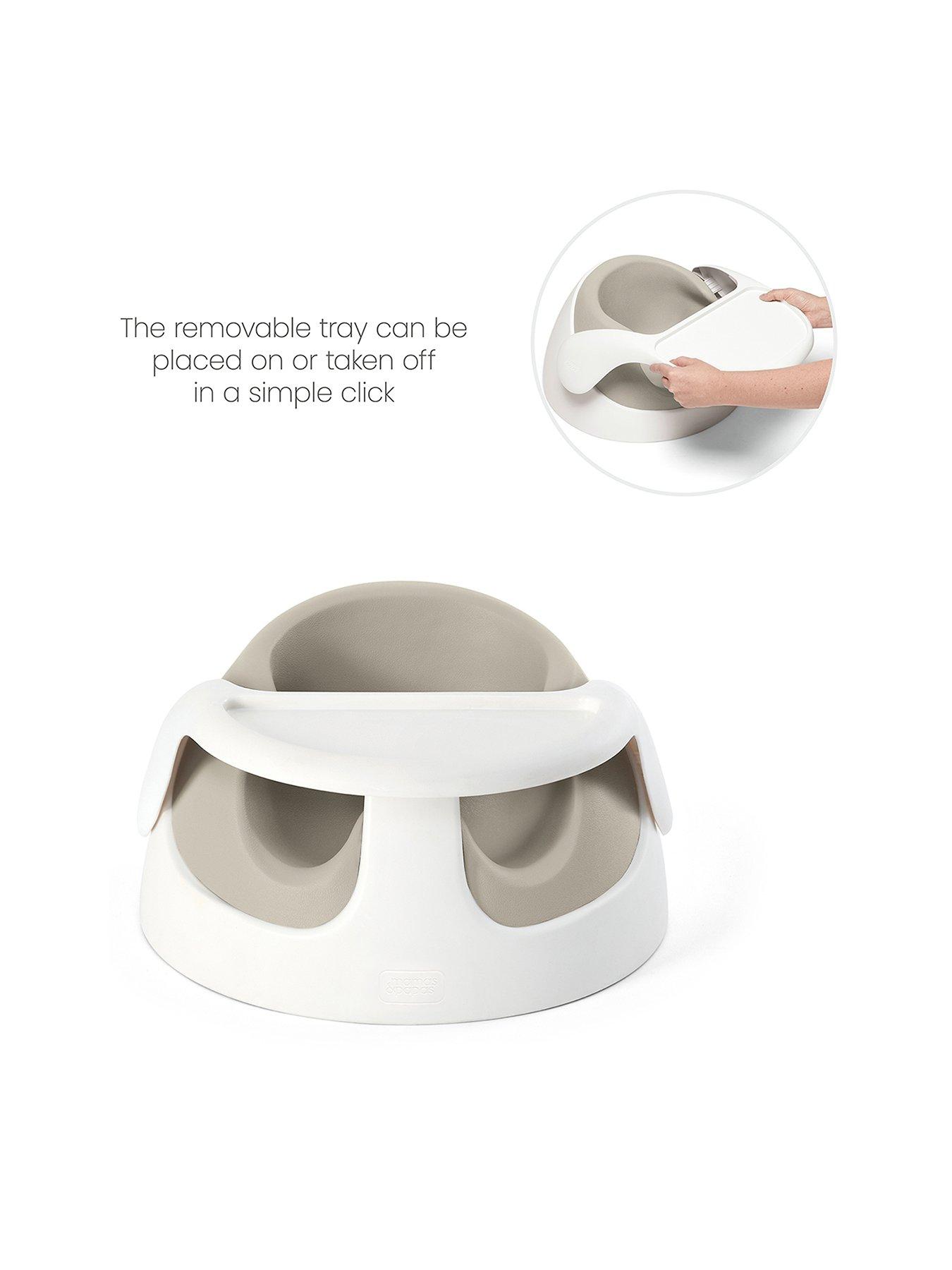  image of mamas-papas-baby-snug-and-activity-tray-clay
