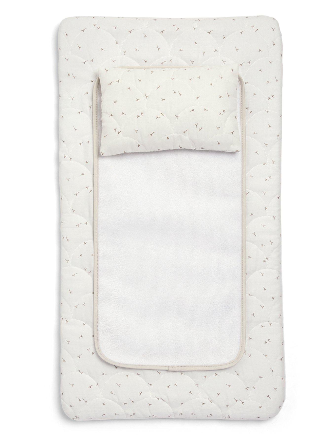 Image 1 of 2 of Mamas & Papas Welcome to the World Seedling Luxury Changing Mat - Natural