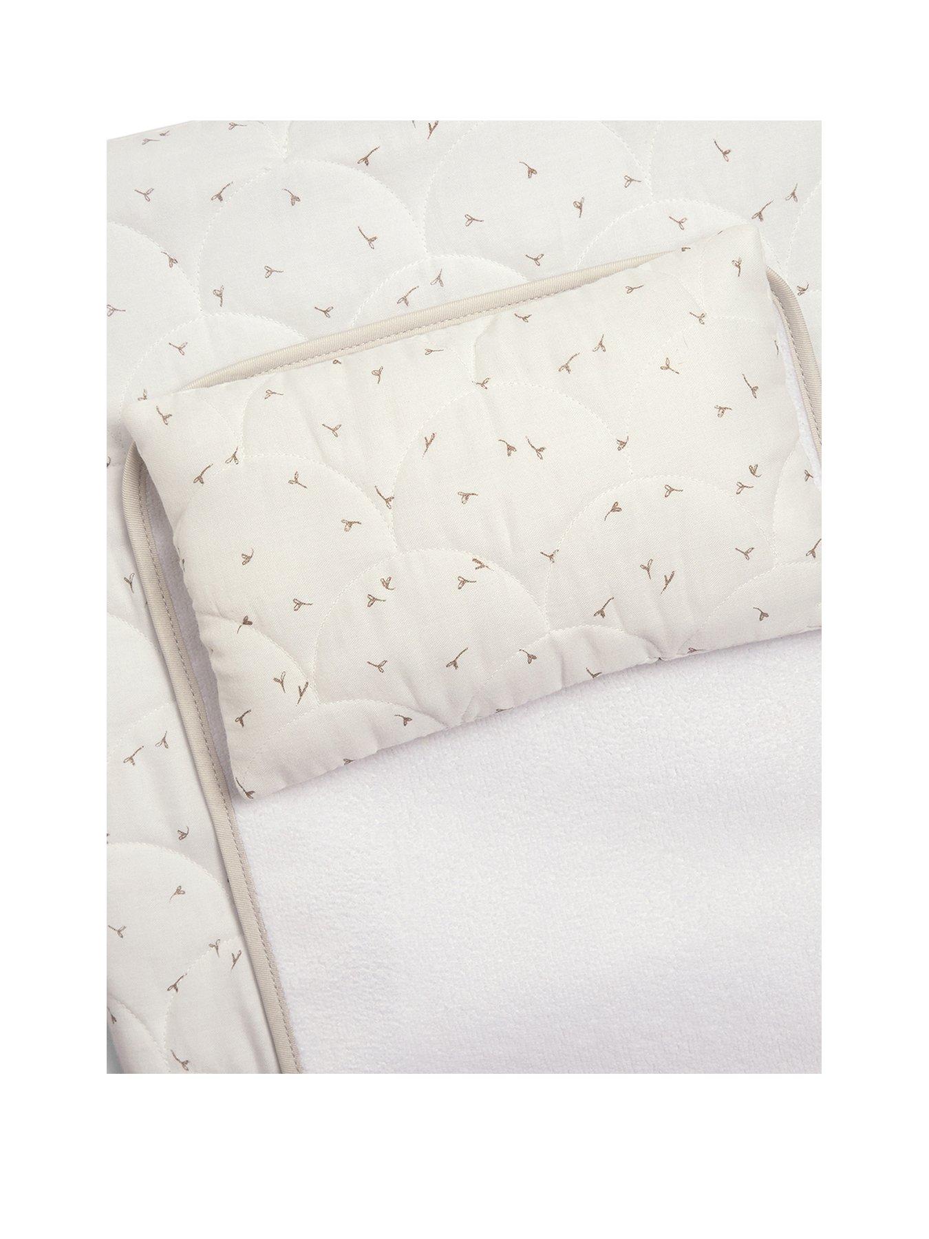 Image 2 of 2 of Mamas & Papas Welcome to the World Seedling Luxury Changing Mat - Natural