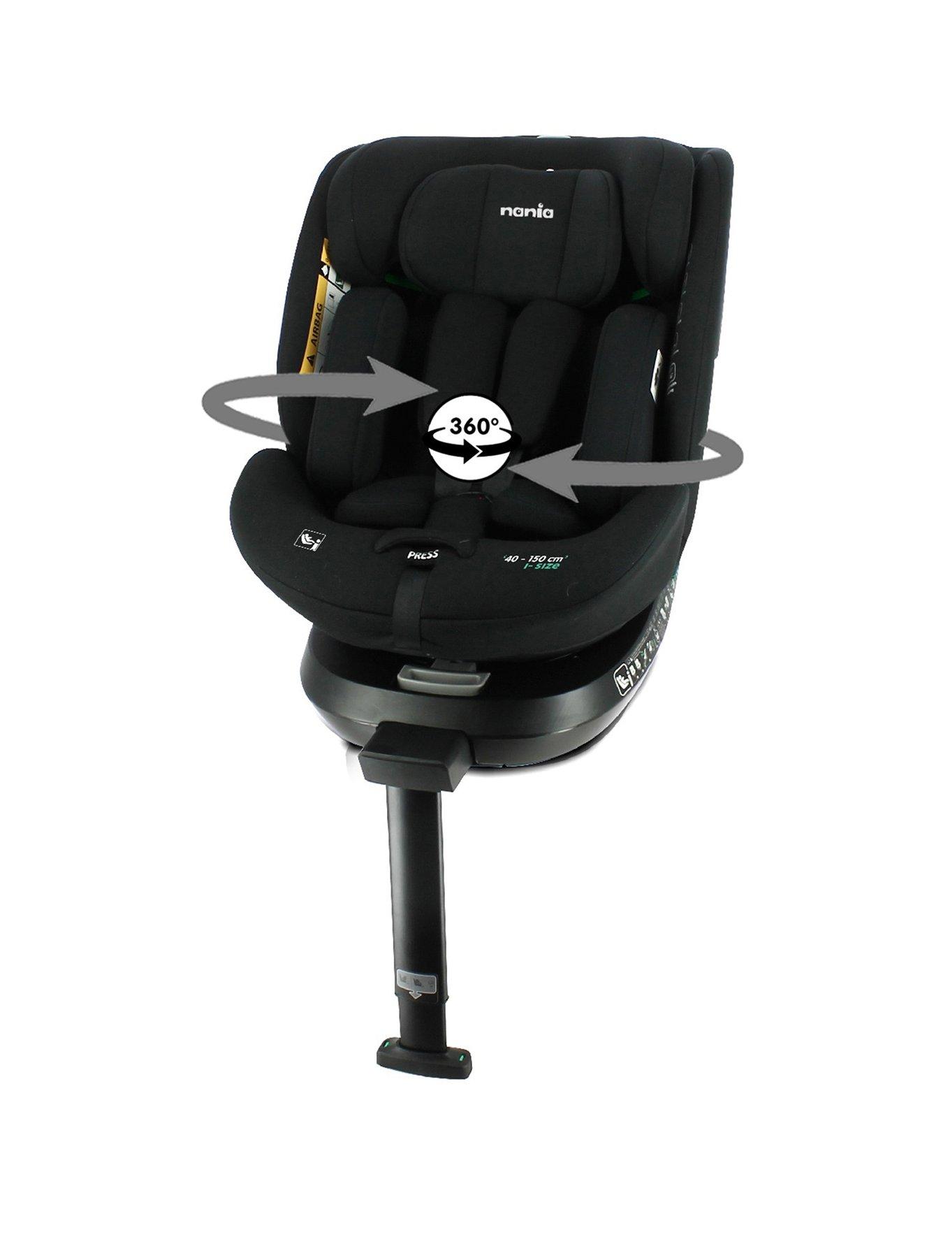 Nania Spirit 40-150cm R129 360 Spin Car Seat - Black