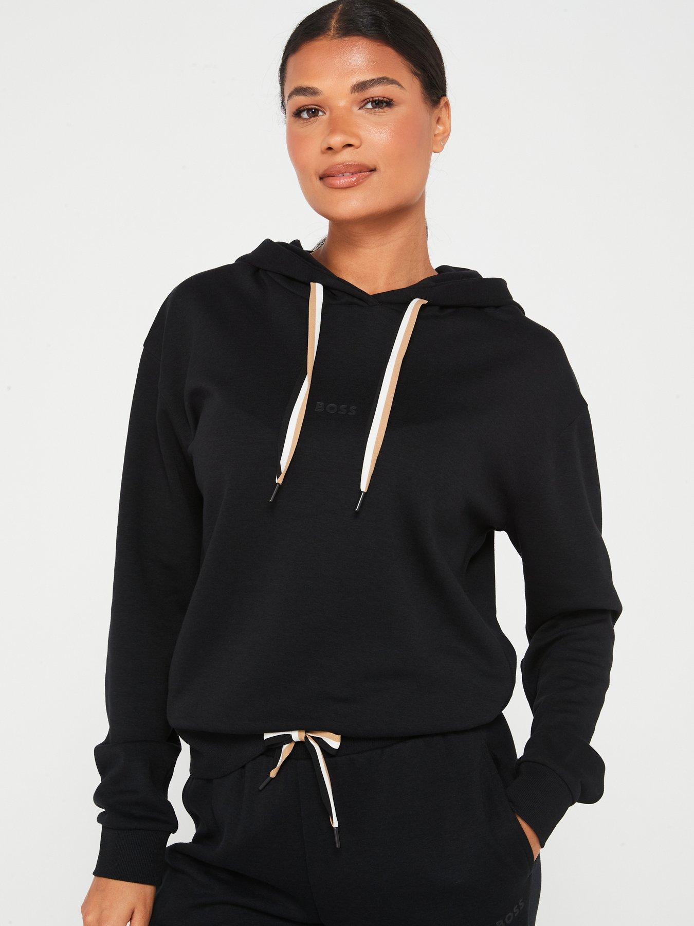 BOSS Stripe Hoodie - Black
