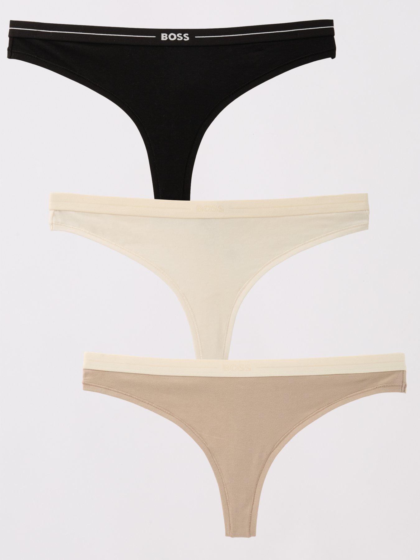 front image of boss-3-pack-thong-multi