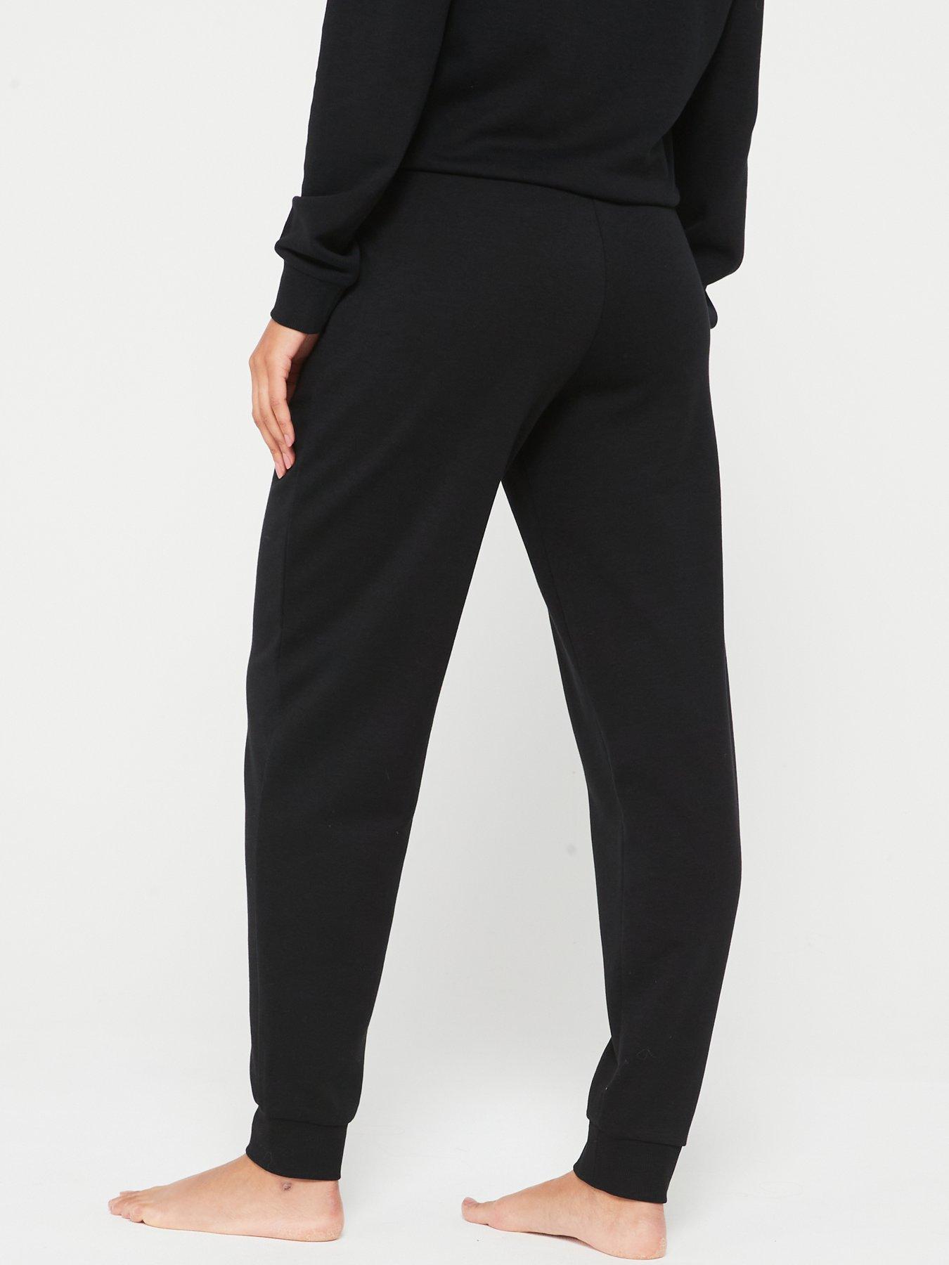 stillFront image of boss-stripe-cuffed-jog-pant-black