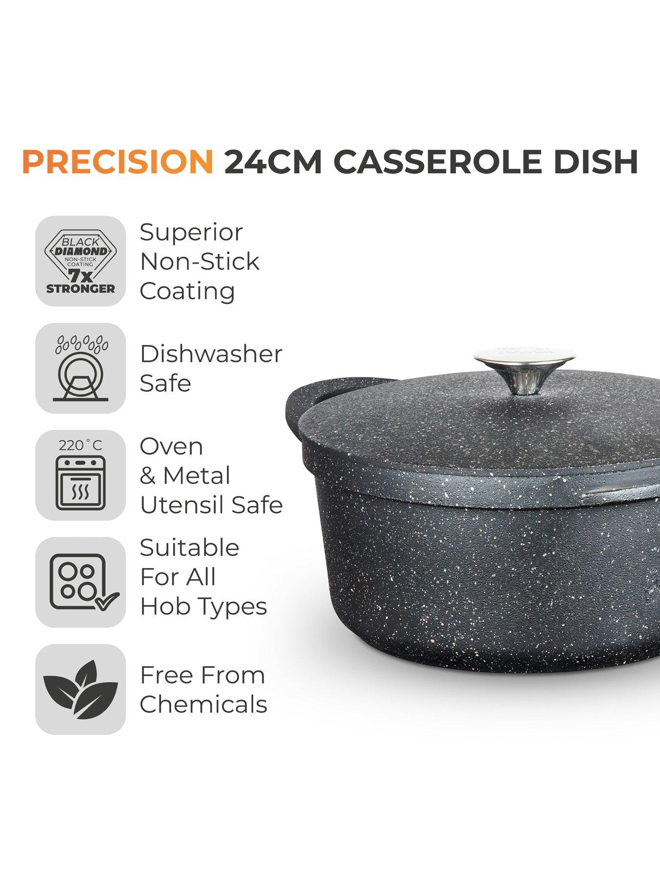  image of tower-precision-24-cm-casserole-with-lid