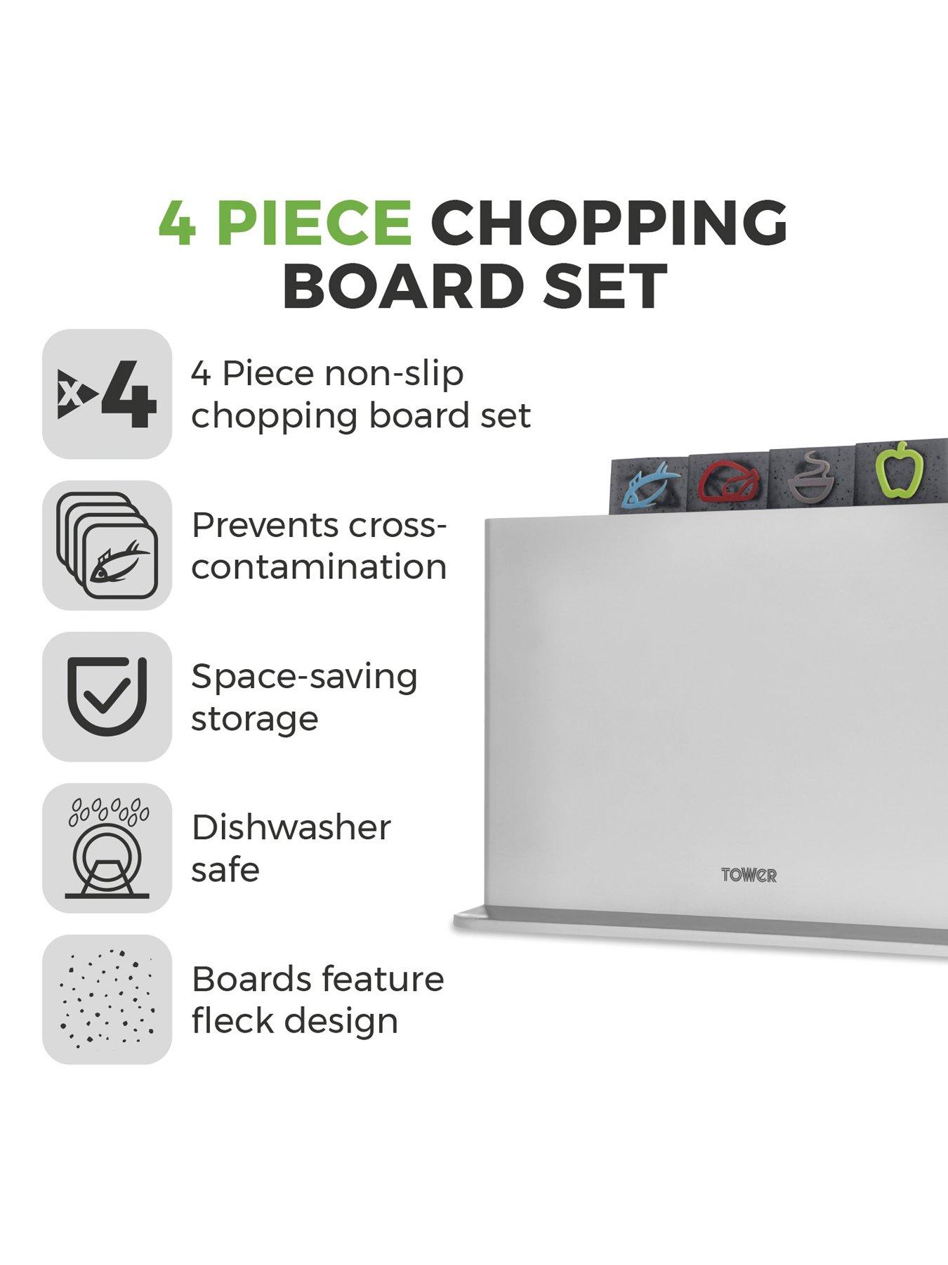 Tower Set of 4 Chopping Boards