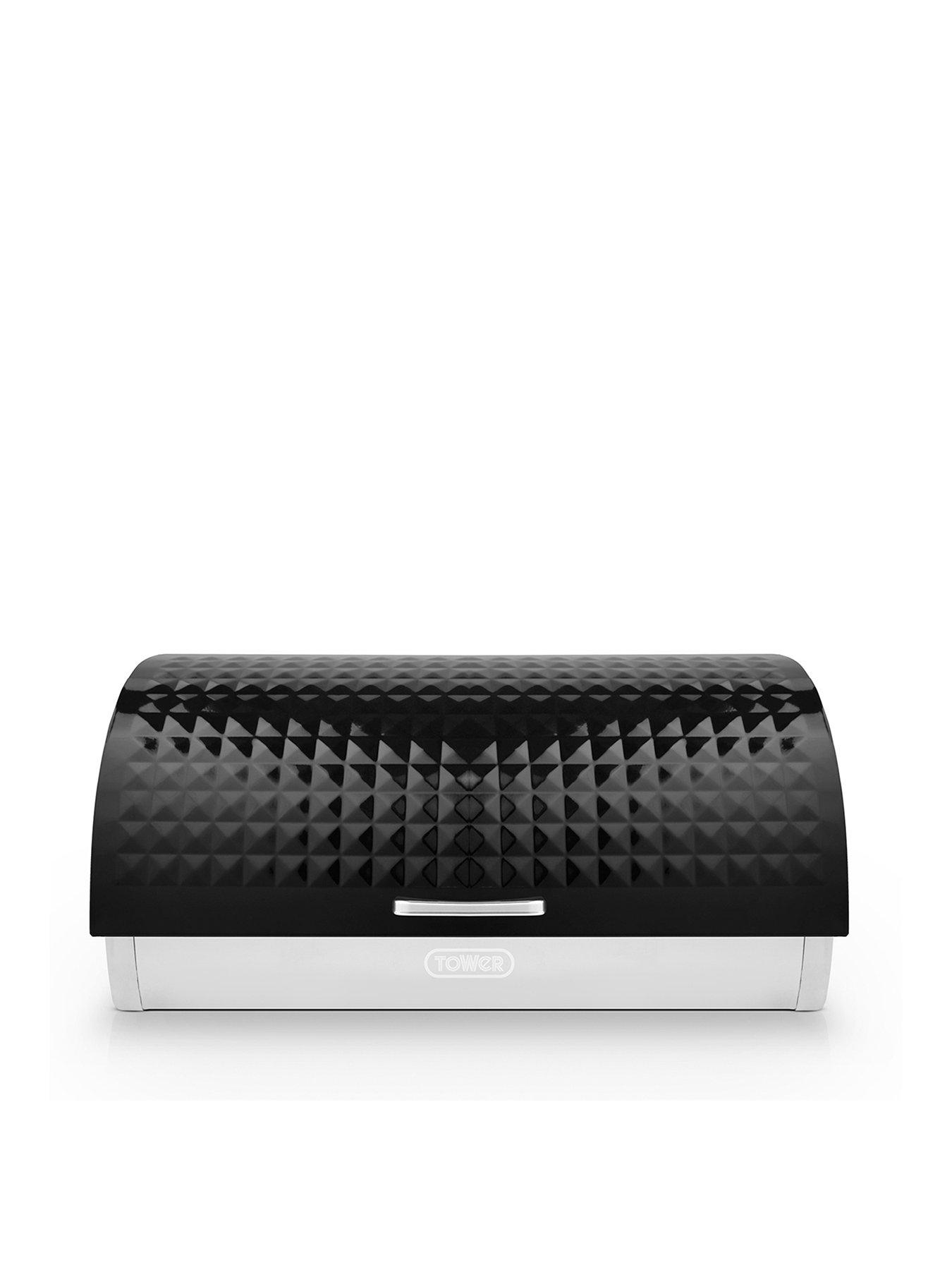 undefined Solitaire Bread Bin - Black