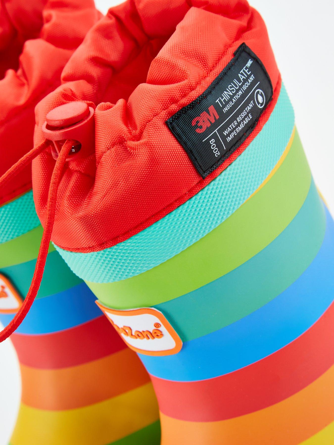 Image 6 of 6 of The Very Collection Toezone Stripe Thinsulate Rubber Wellie - Multi