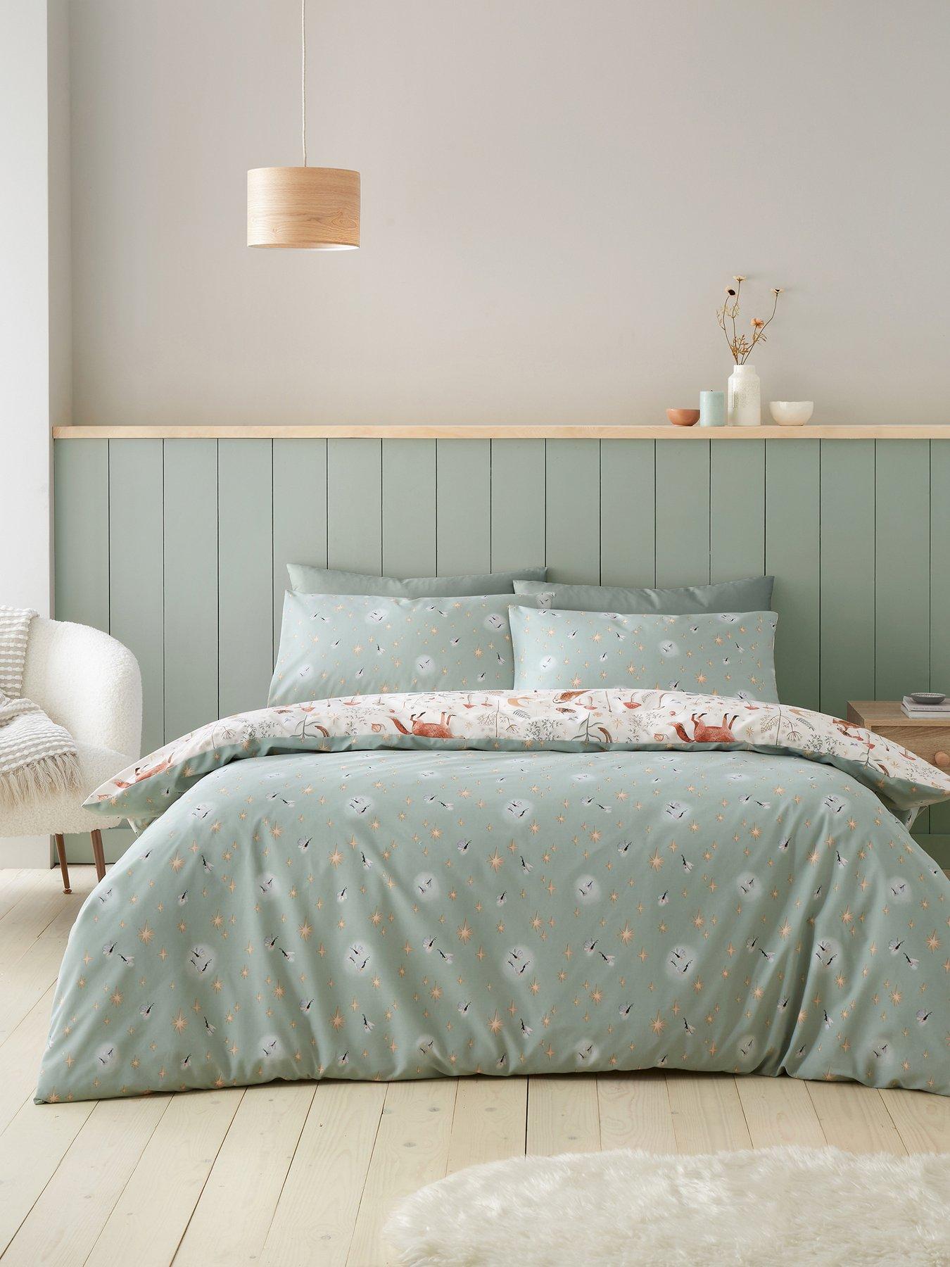 Image 4 of 6 of Catherine Lansfield Enchanted Twilight Duvet Cover Set - Natural