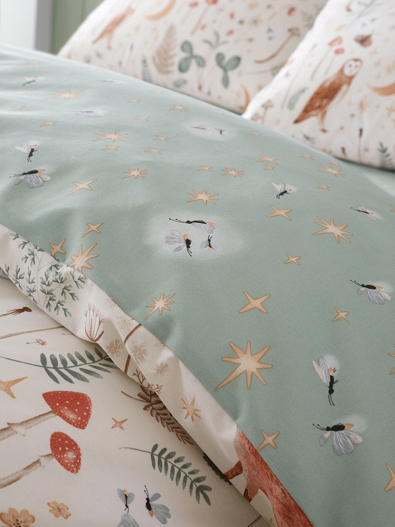 Image 5 of 6 of Catherine Lansfield Enchanted Twilight Duvet Cover Set - Natural
