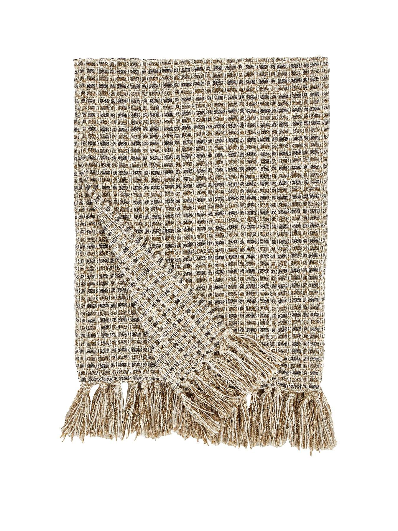 Bianca Amble Linen Blend Throw