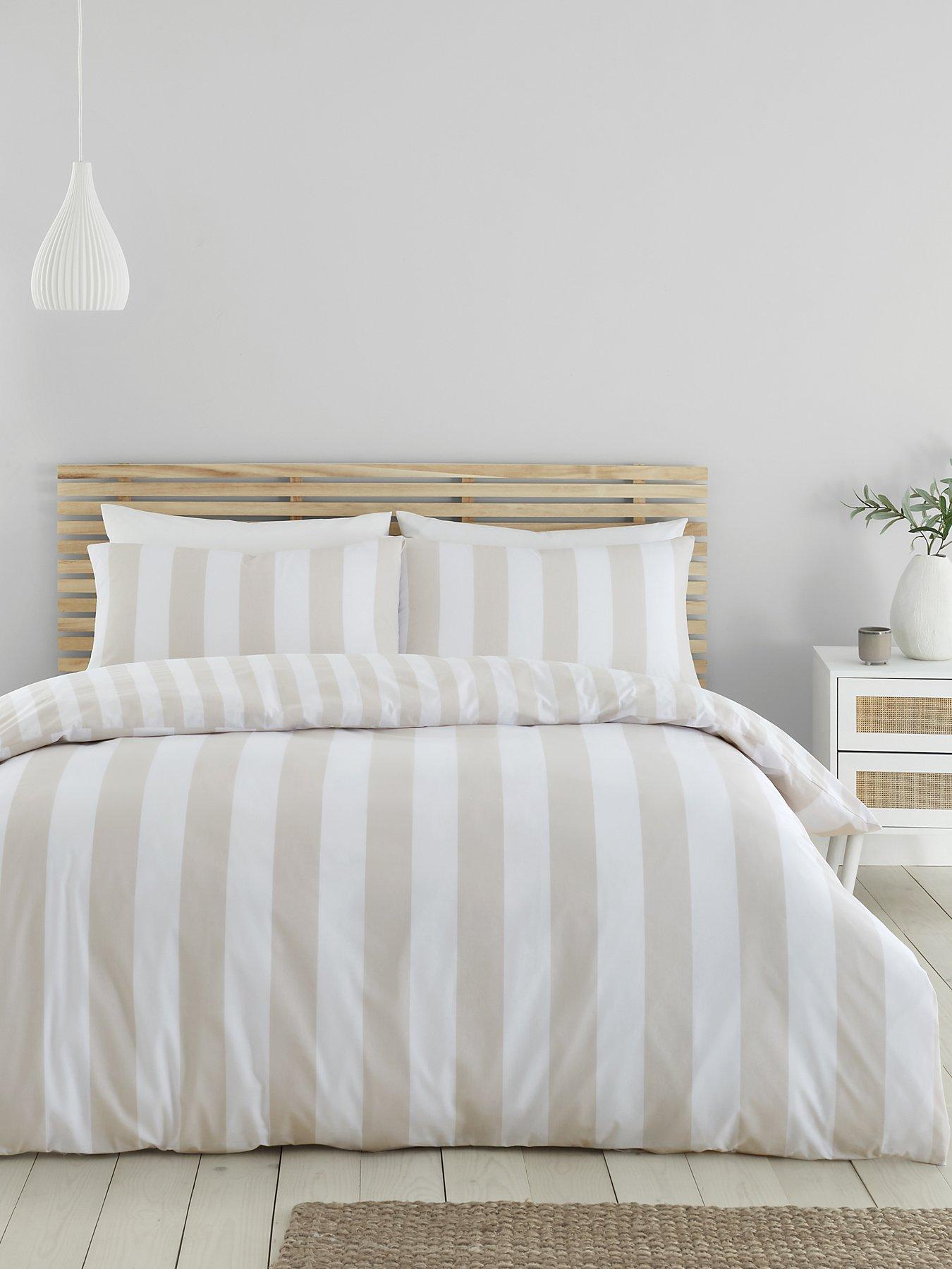 Image 1 of 5 of Catherine Lansfield Cove Stripe Duvet Set