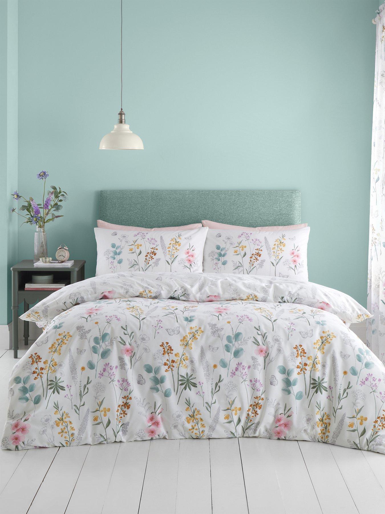 Image 1 of 6 of Catherine Lansfield Emilia Floral Duvet Cover Set