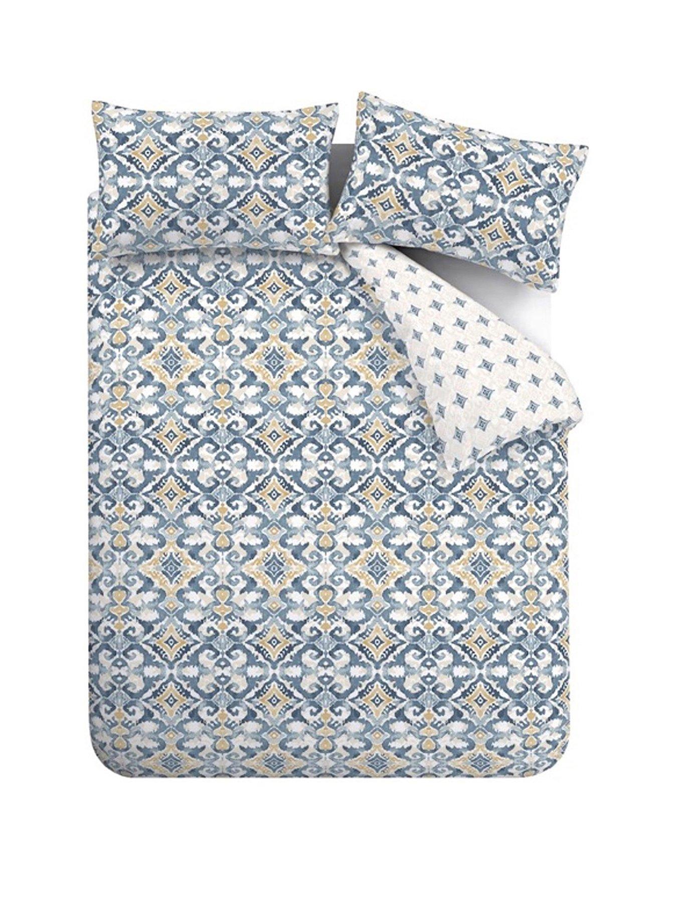 Image 2 of 5 of Pineapple Elephant Inara Ikat Duvet Cover Set
