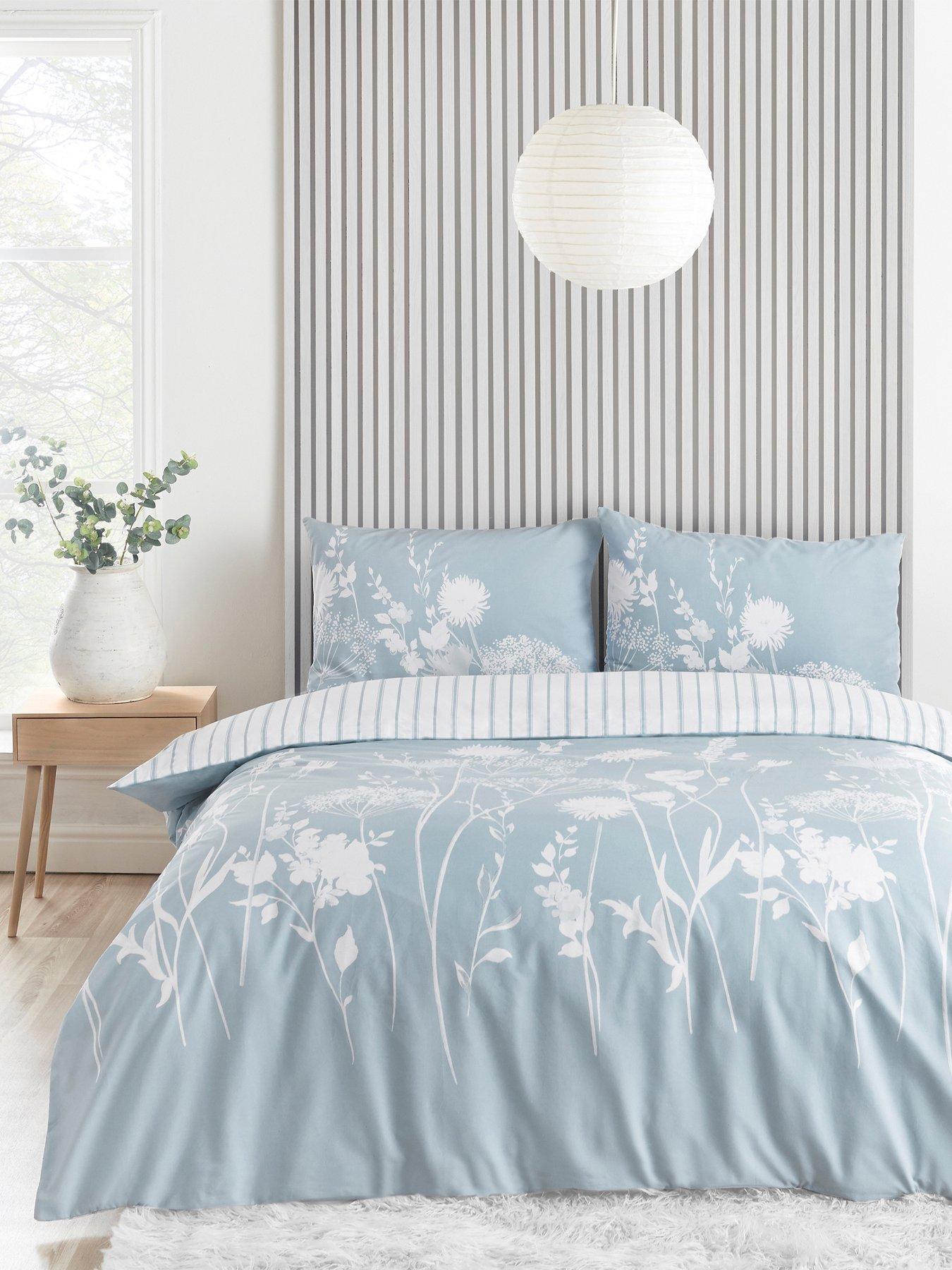 Image 1 of 5 of Catherine Lansfield Meadowsweet Floral Duvet Cover Set