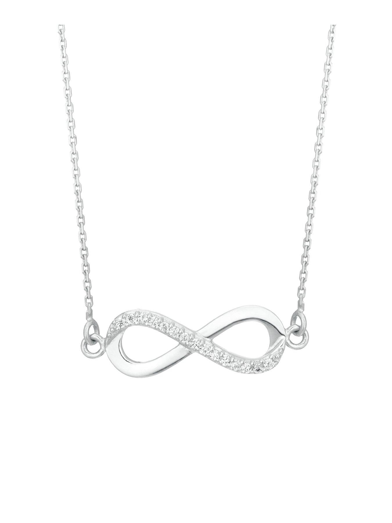 Samuel Sterling Silver Cubic Zirconia Infinity