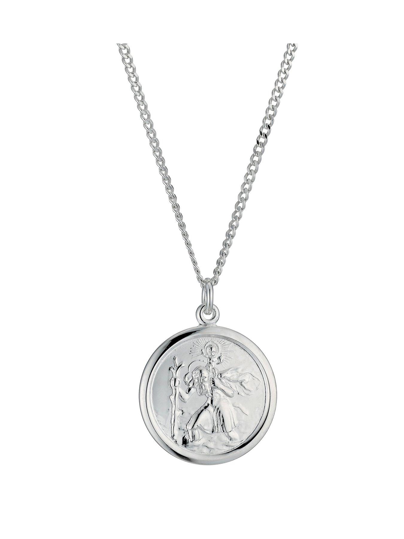 h-samuel-sterling-silver-necklace-18-inch-with-st-christopher-pendant