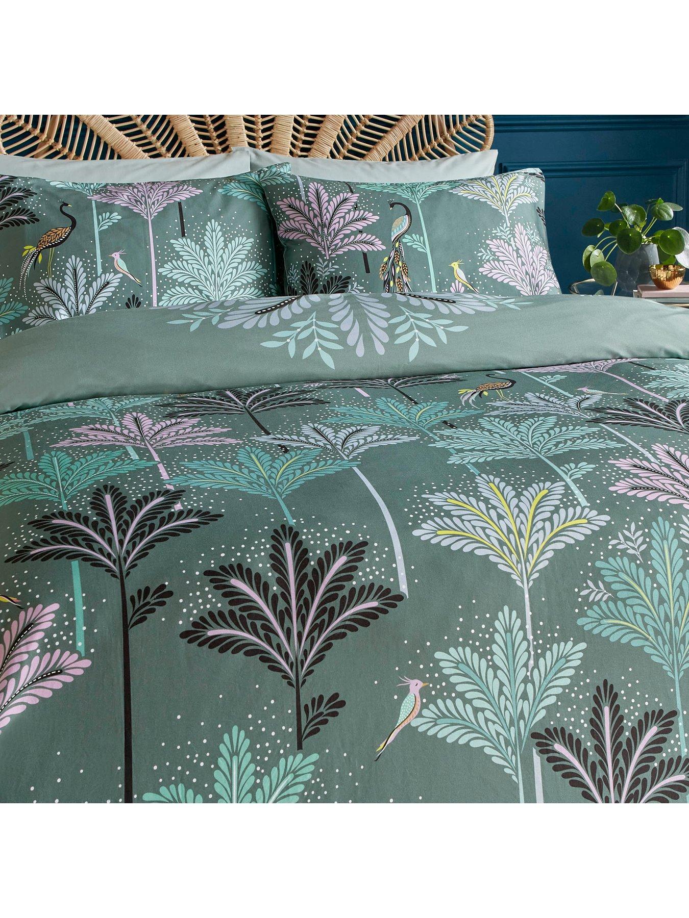  image of sara-miller-100-cotton-filigree-duvet-set