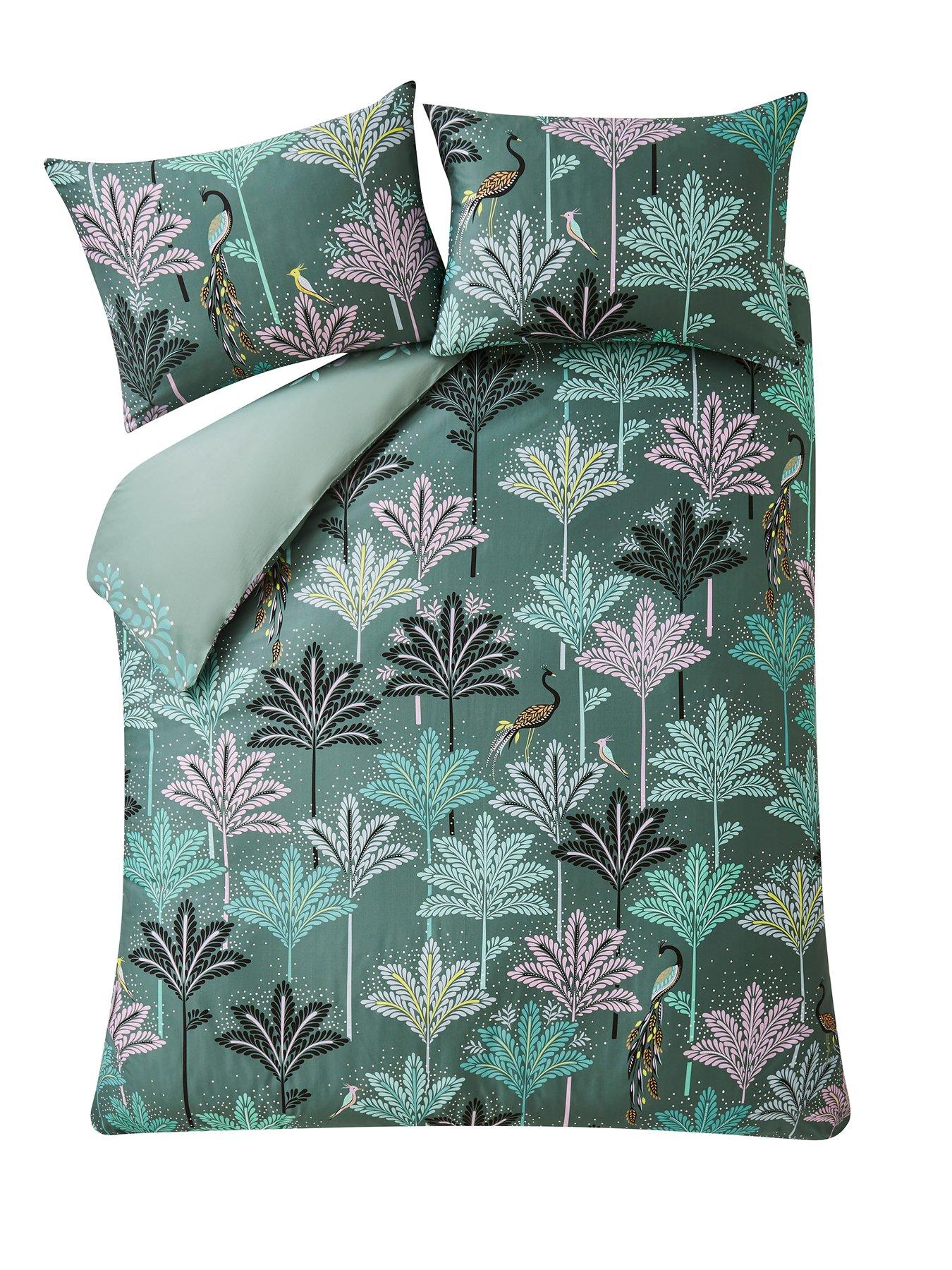  image of sara-miller-100-cotton-filigree-duvet-set