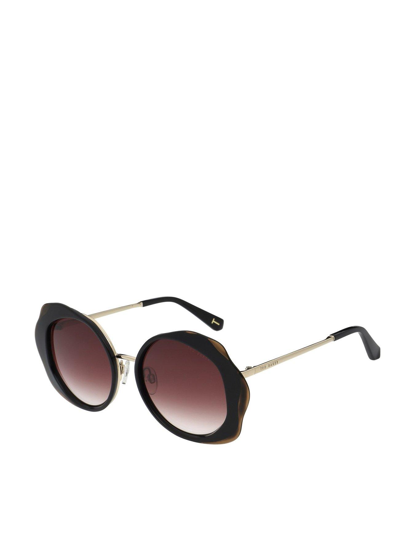 Image 1 of 2 of Ted Baker Gloss Crystal Camel Sunglass