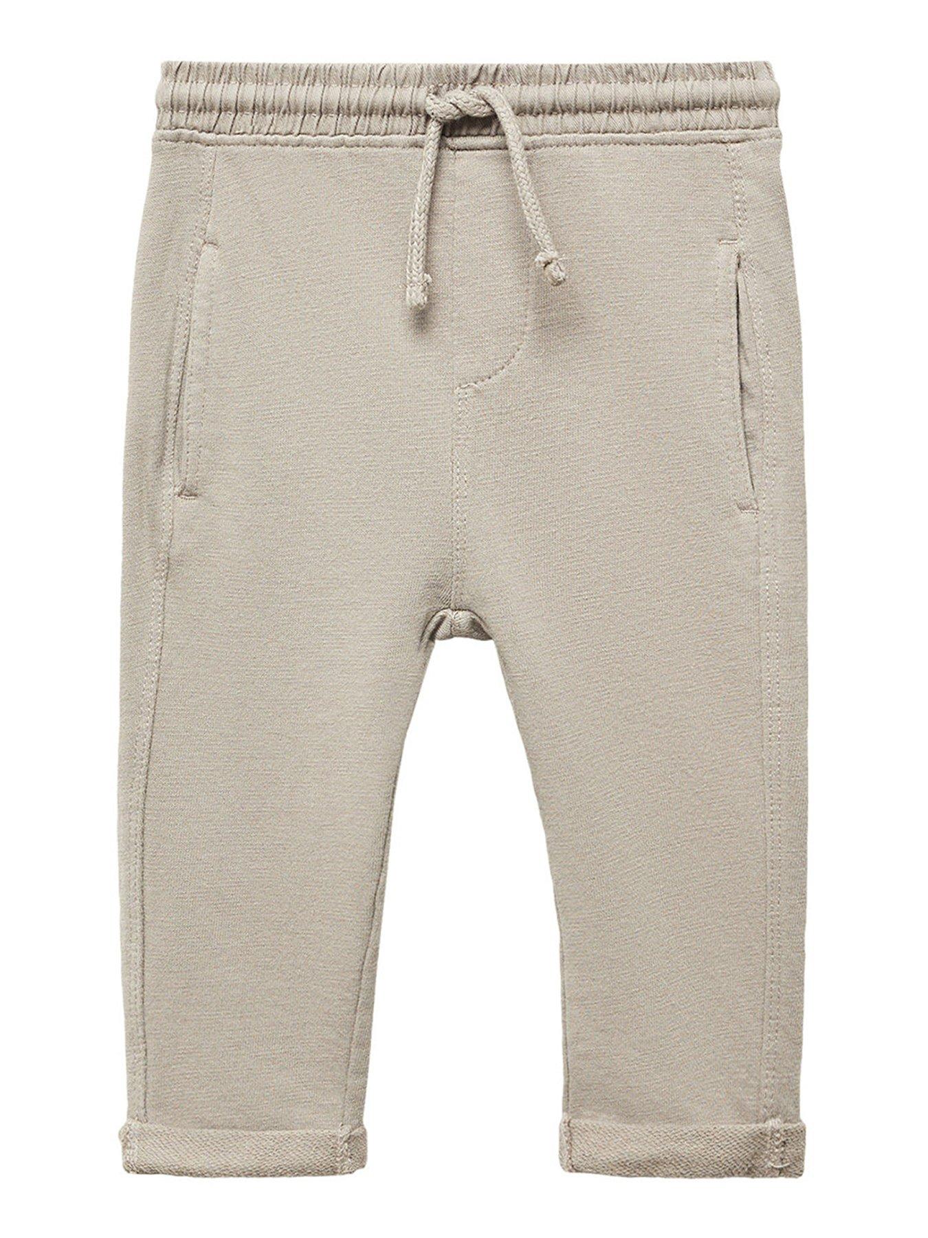 Mango Younger Boys Joggers Brown littlewoods