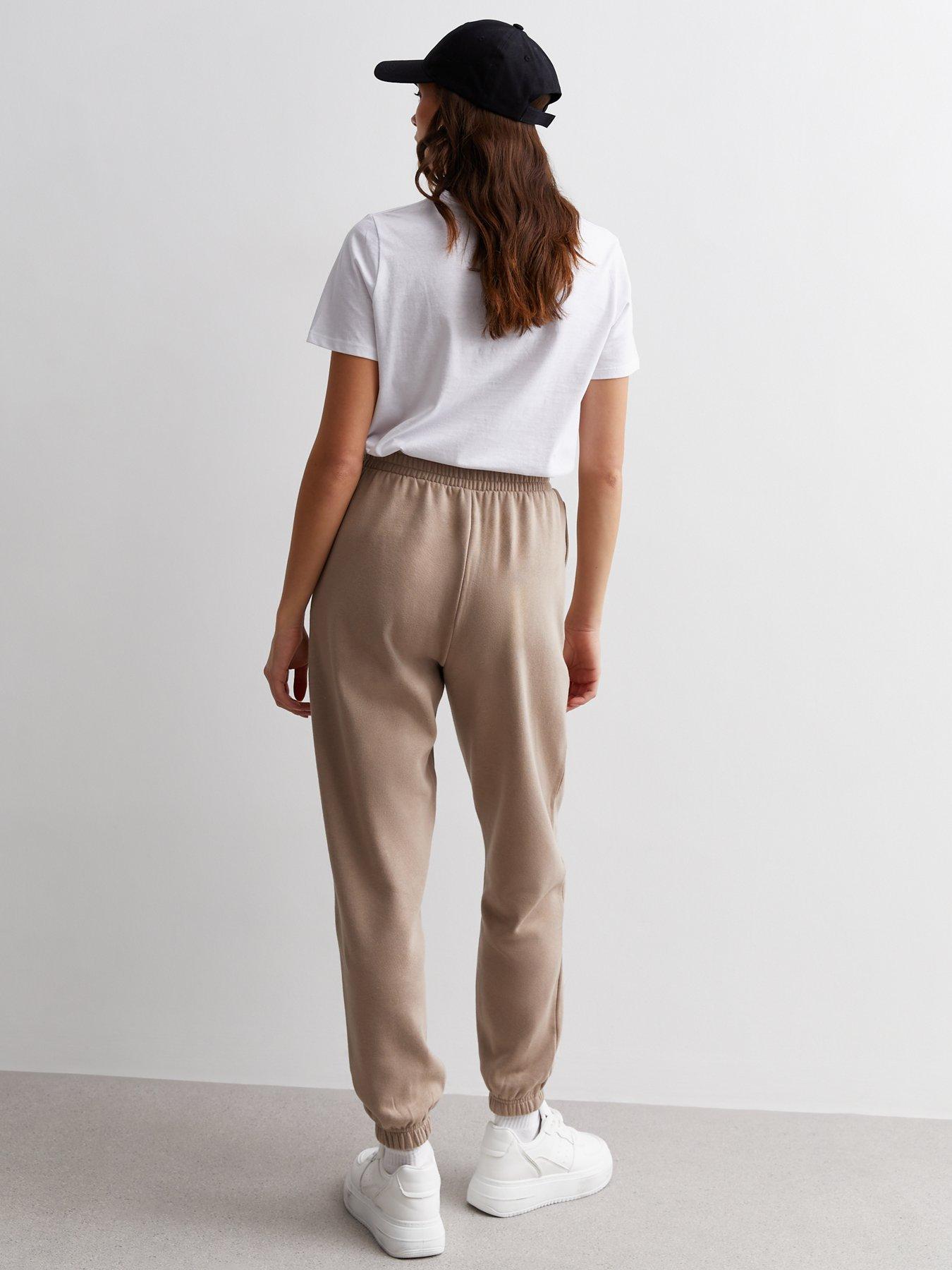 New Look Camel Cuffed Joggers