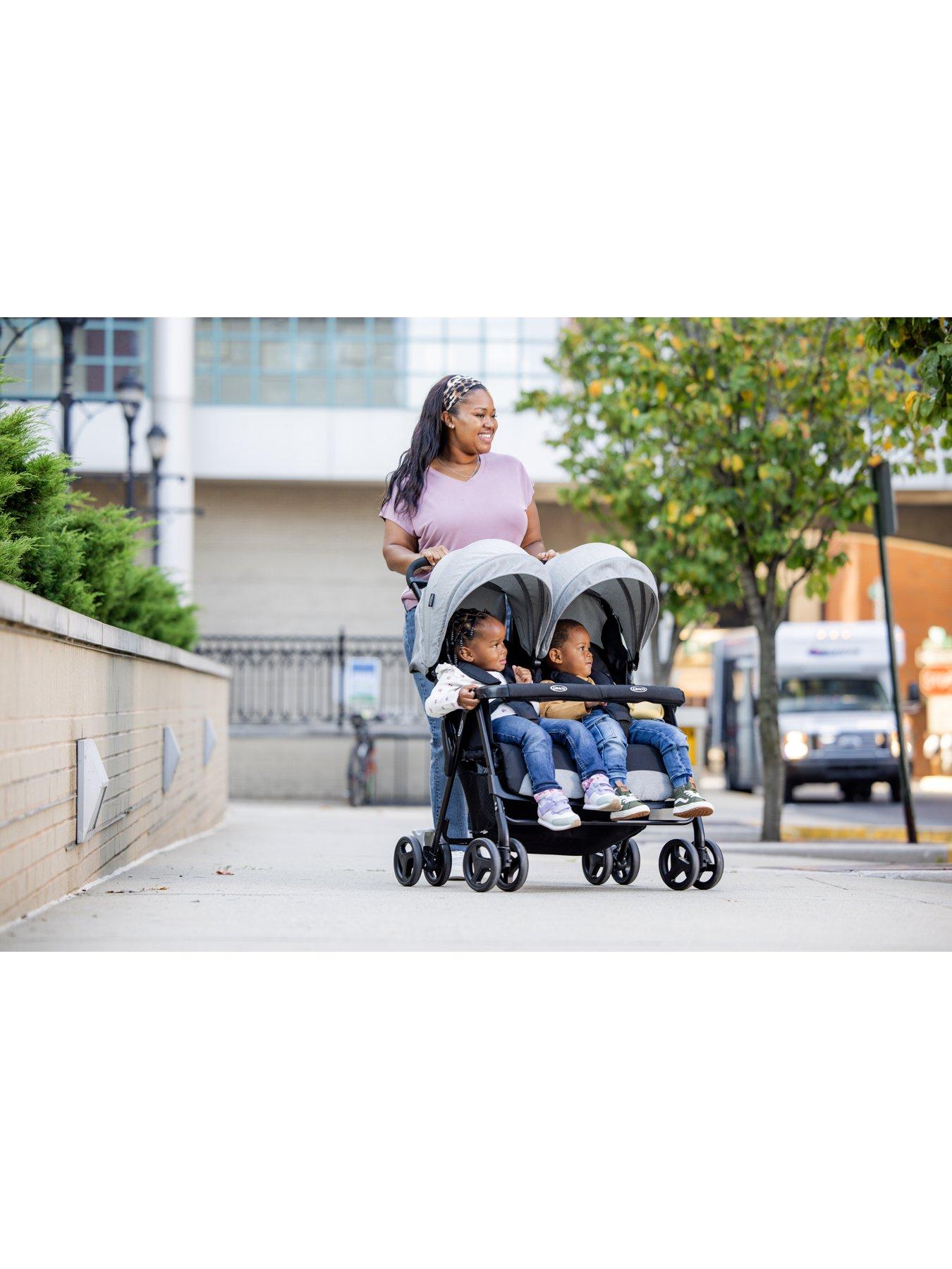 Image 7 of 8 of Graco DuoRider Lightweight Double Pushchair - Steeple Grey