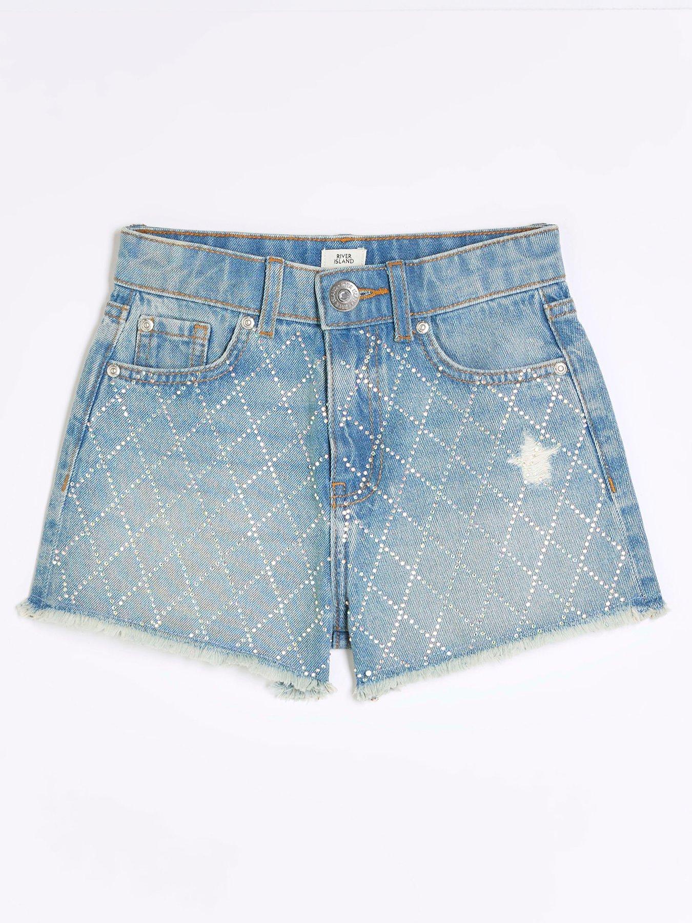 Girls river island shorts on sale