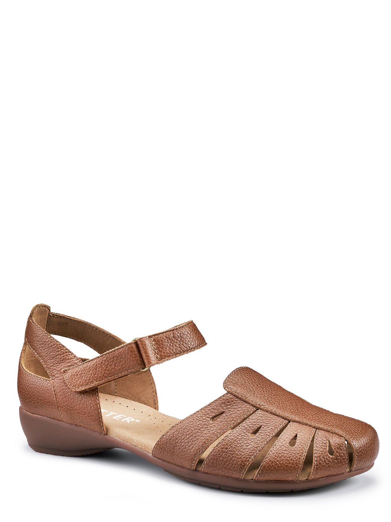  image of hotter-may-leather-shoe-tan
