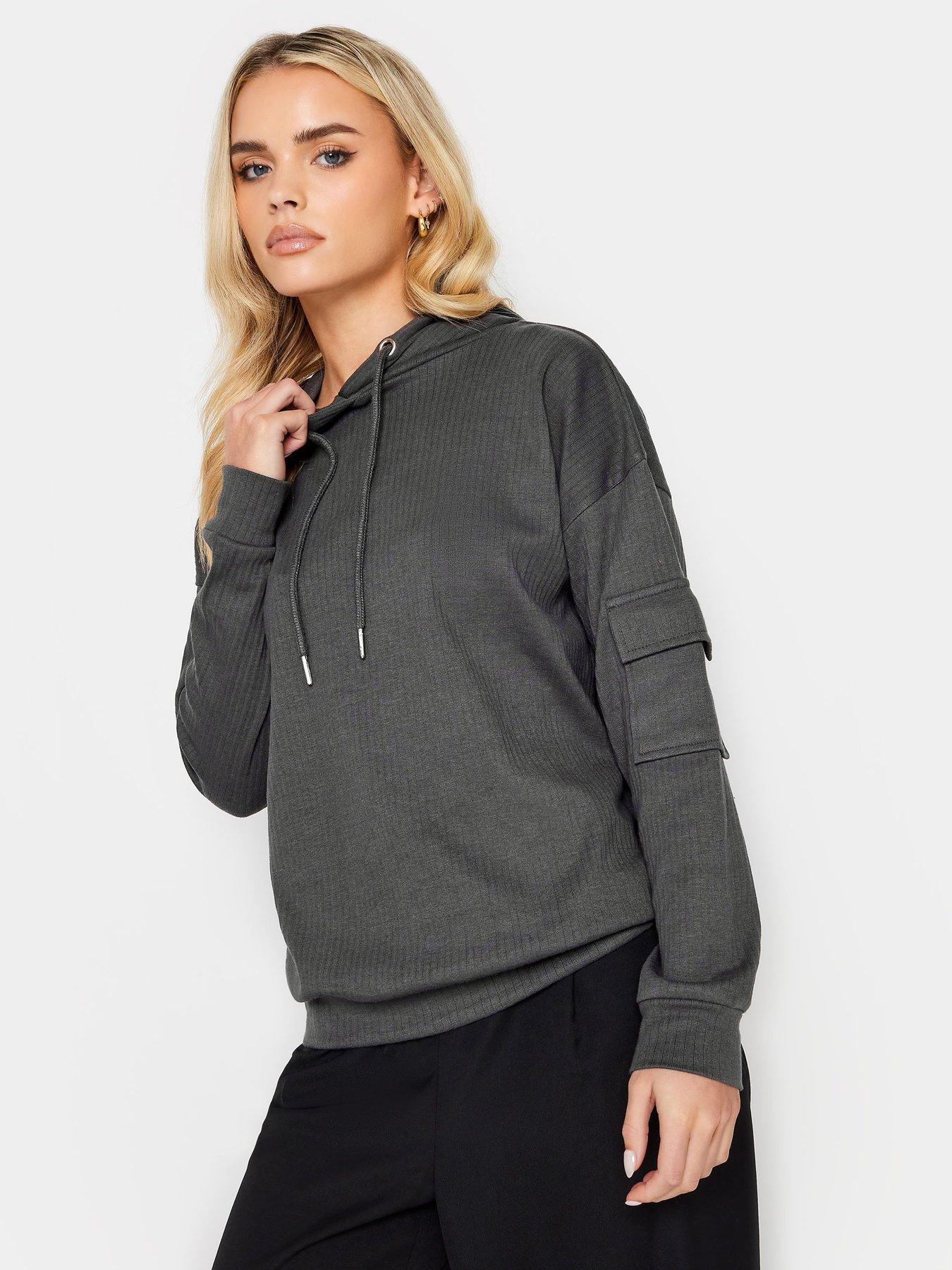 pixiegirl-petite-grey-rib-cargo-hoody