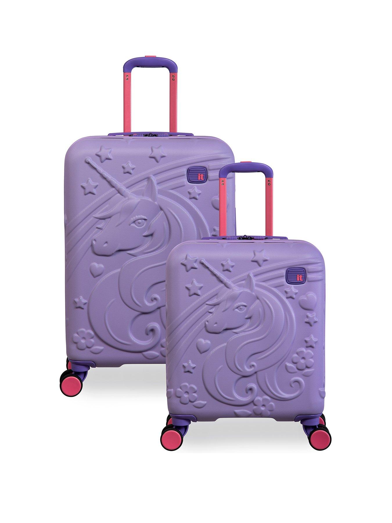 undefined Mystical Kiddies 2pc Suitcase Set - Lavender