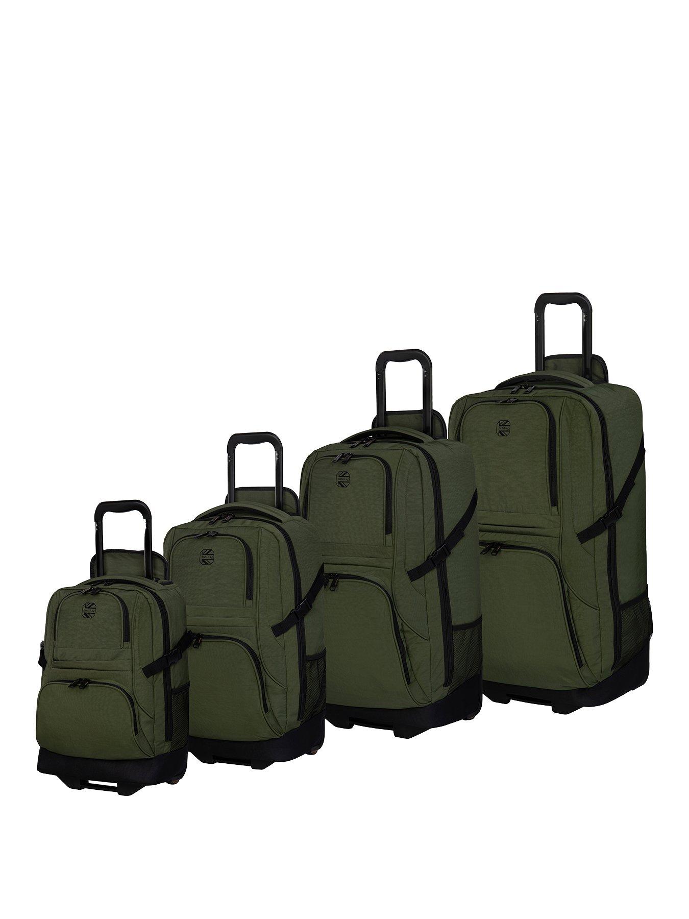 Britbag Nauru 4pc Trolley Backpack Set Khaki