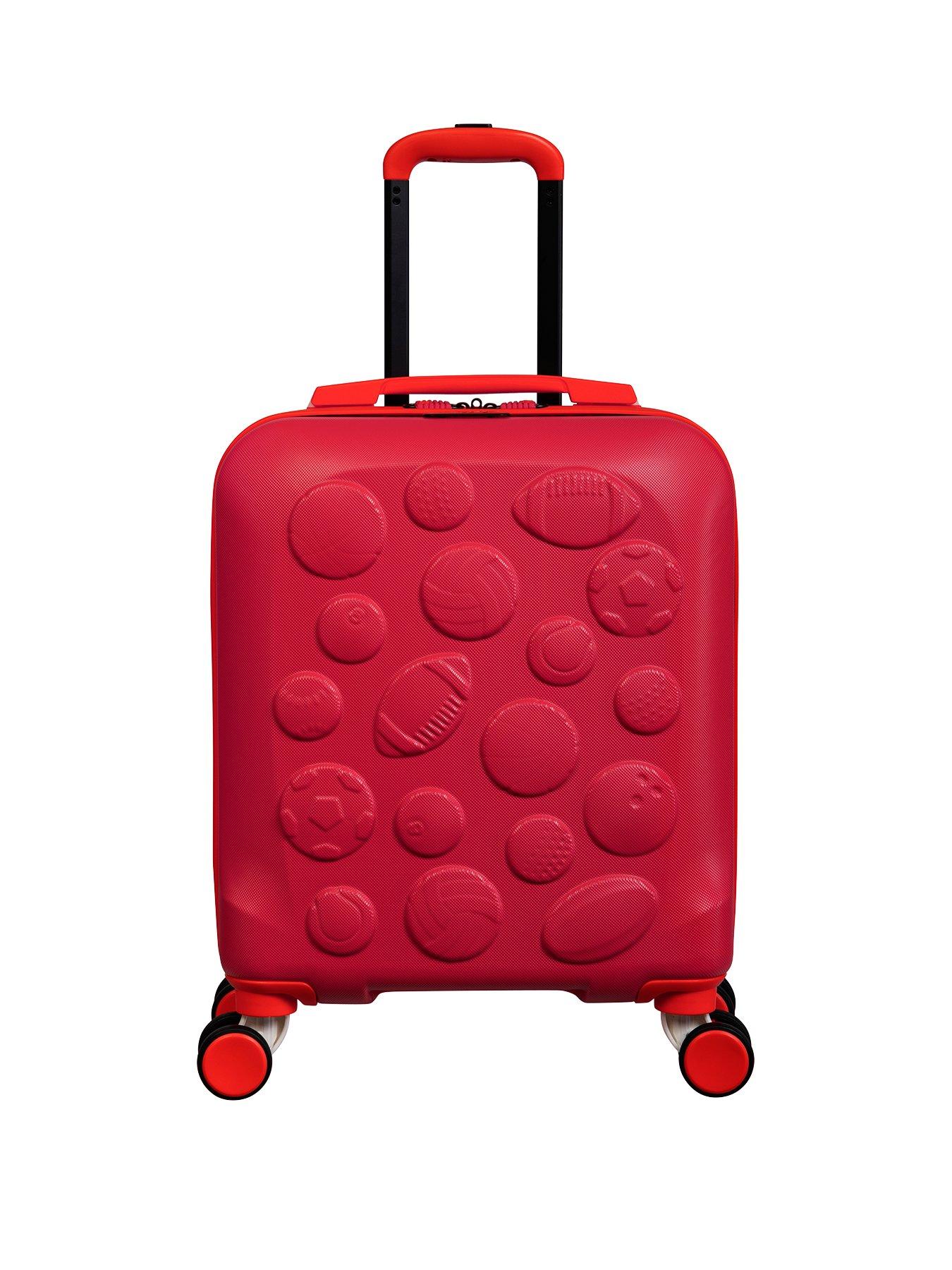  image of it-luggage-half-time-poppy-kiddies-underseat-suitcase-red