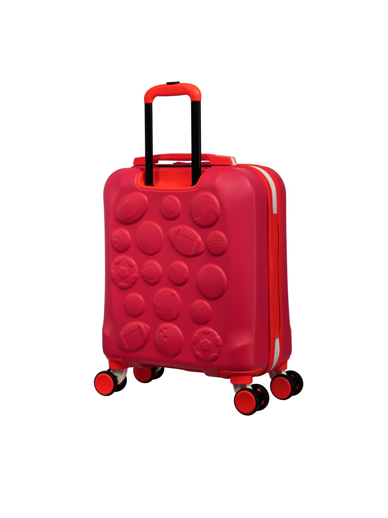  image of it-luggage-half-time-poppy-kiddies-underseat-suitcase-red