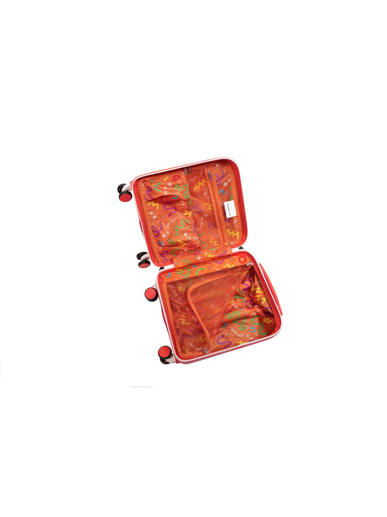  image of it-luggage-half-time-poppy-kiddies-underseat-suitcase-red