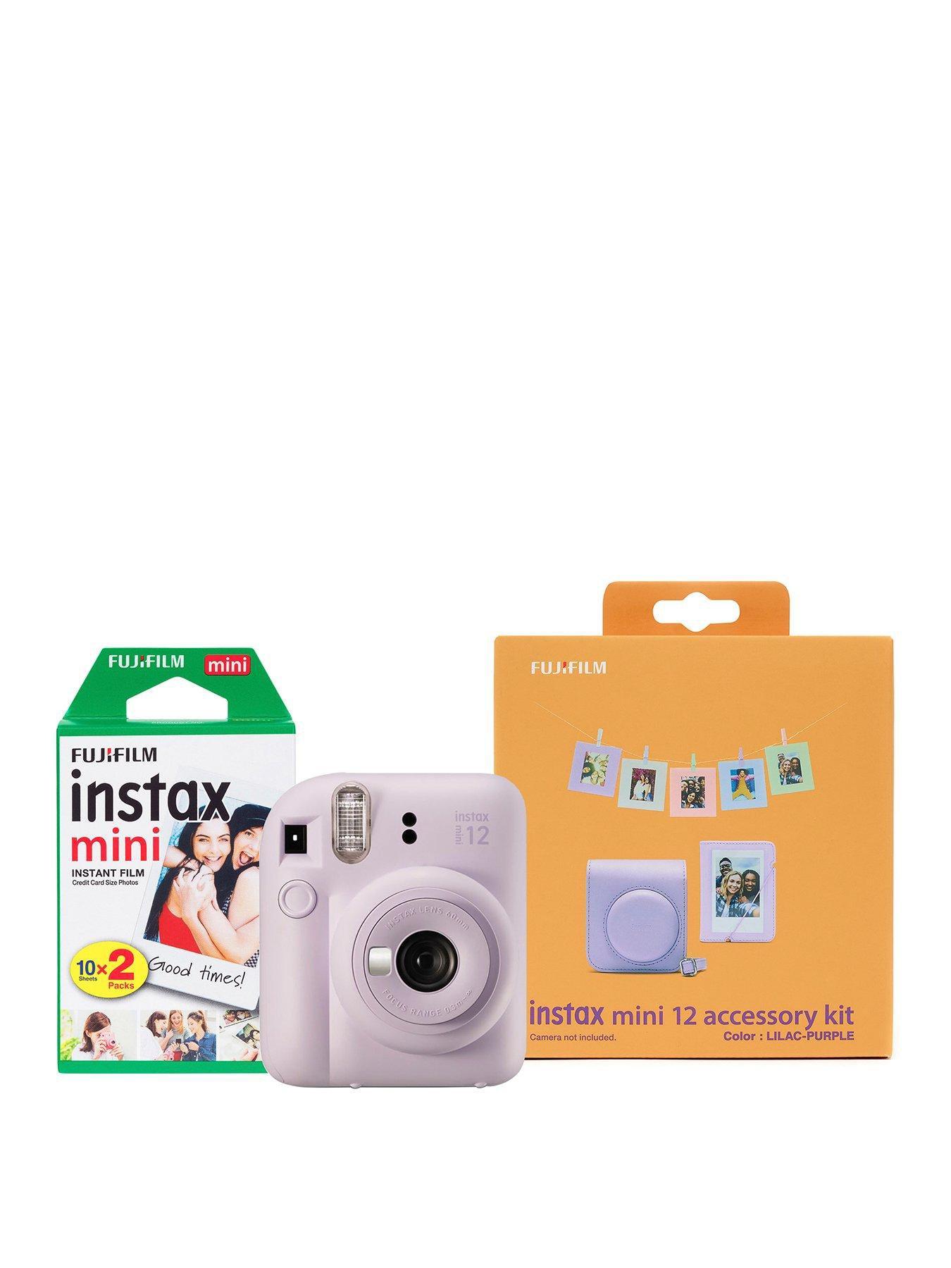 undefined Mini 12 Instant Camera Kit inc Case, Photo Album, Hanging Cards  &  Pegs + 20 Shot Film
