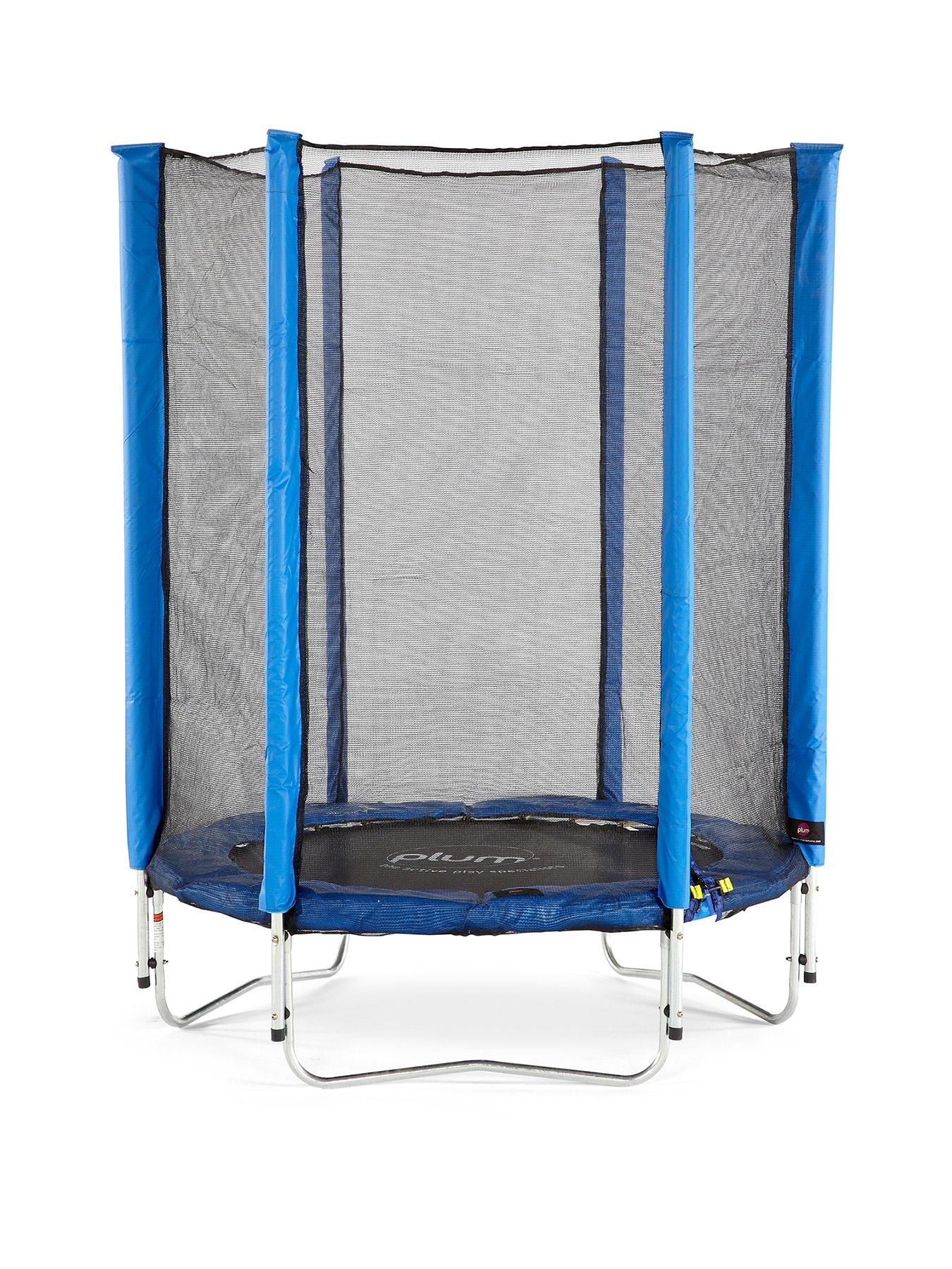 undefined Junior Springsafe 4ft Trampoline  &  Enclosure - Blue