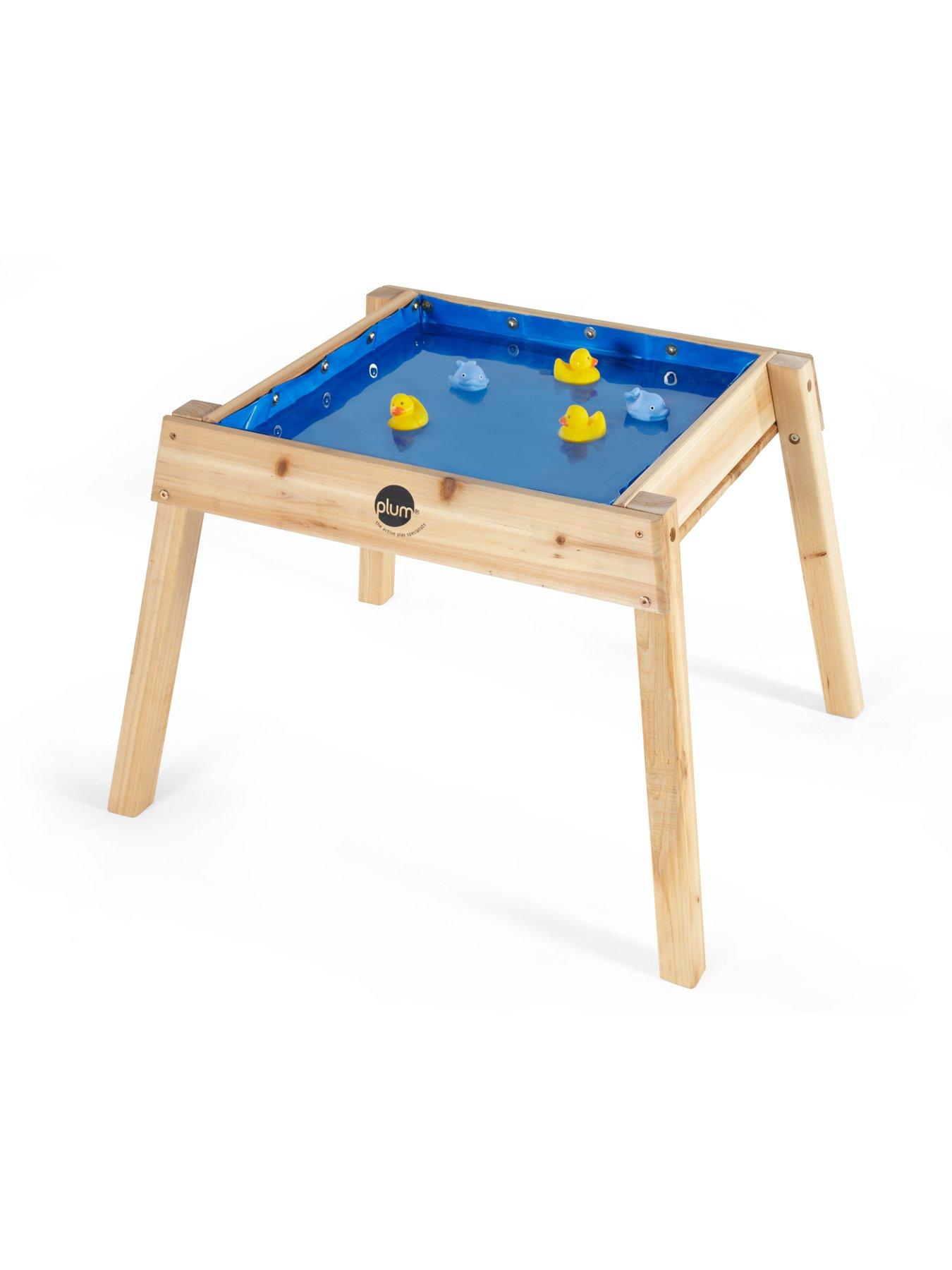 Plum Build & Splash Wooden Sand & Water Table Natural