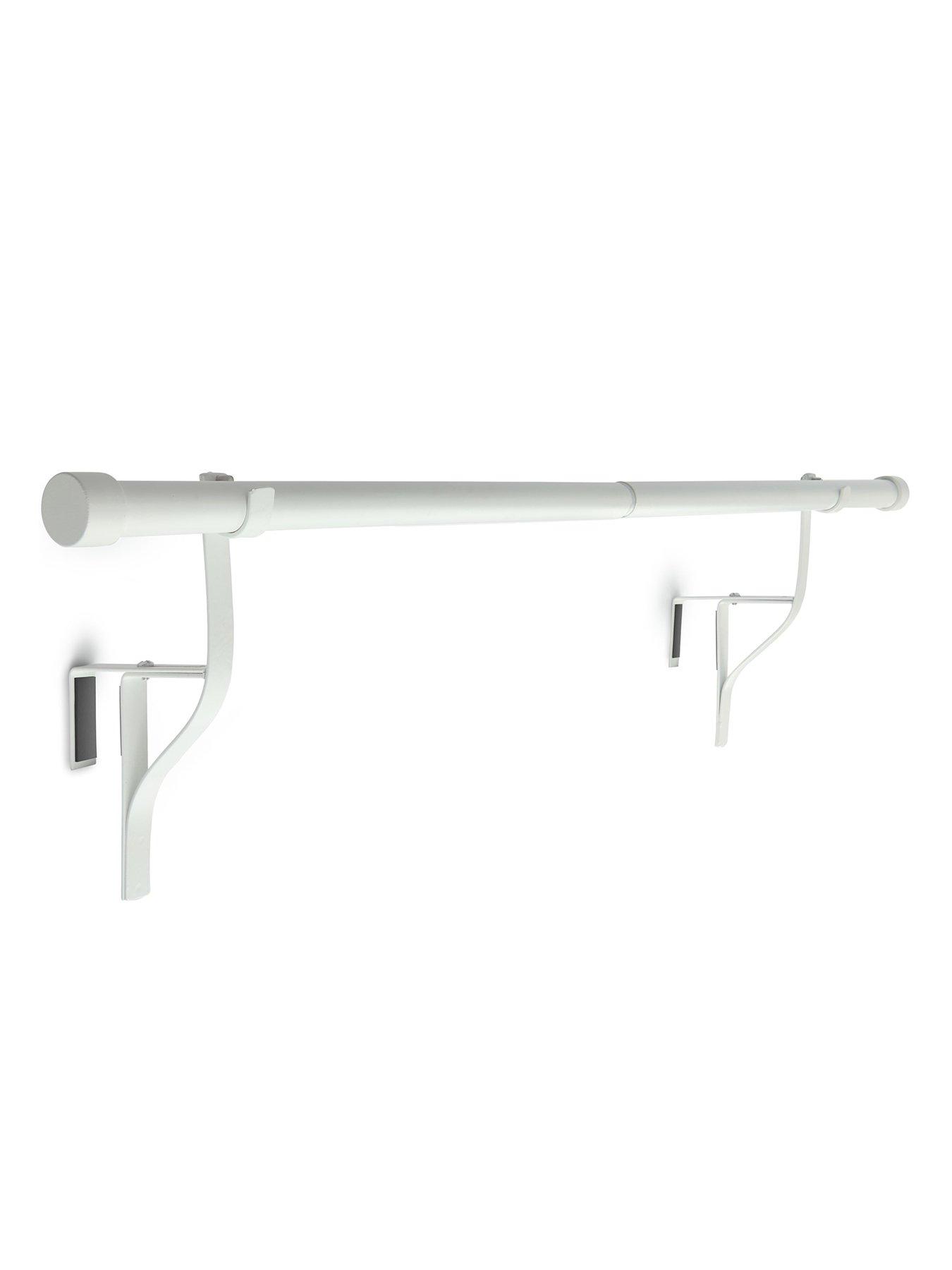 The Very Collection Extendable No-Drill Over Door Extendable Curtain Pole