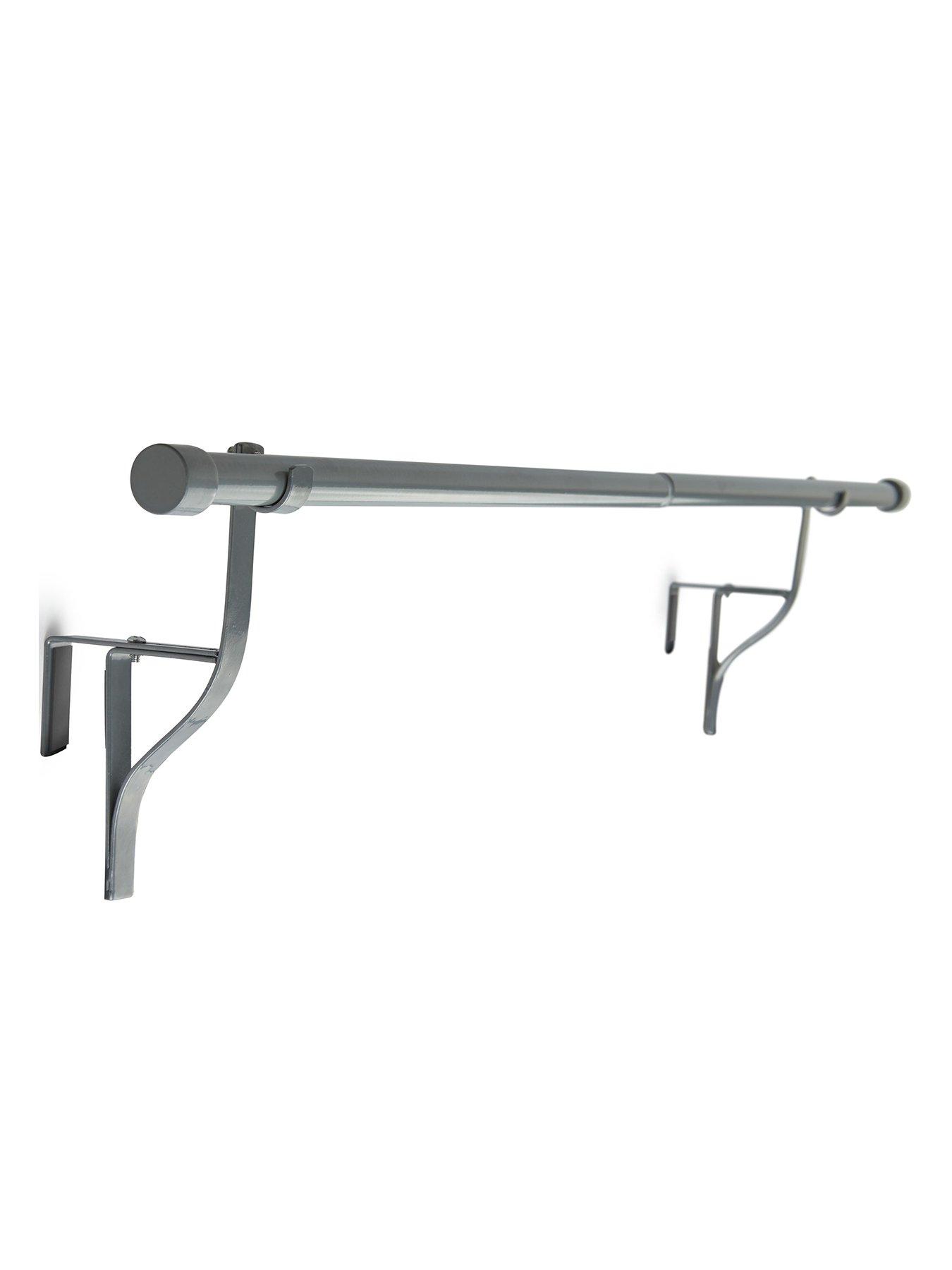 The Very Collection Extendable No-Drill Over Door Extendable Curtain Pole