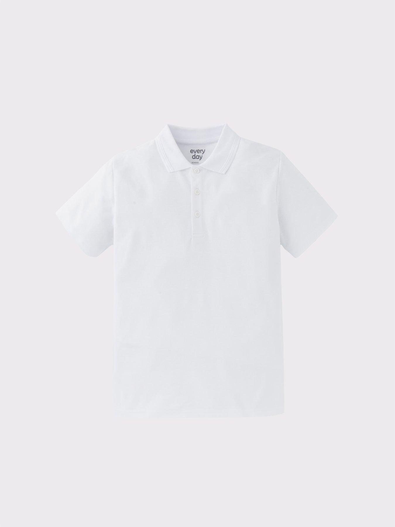  image of everyday-boys-3-pack-polo-top-white